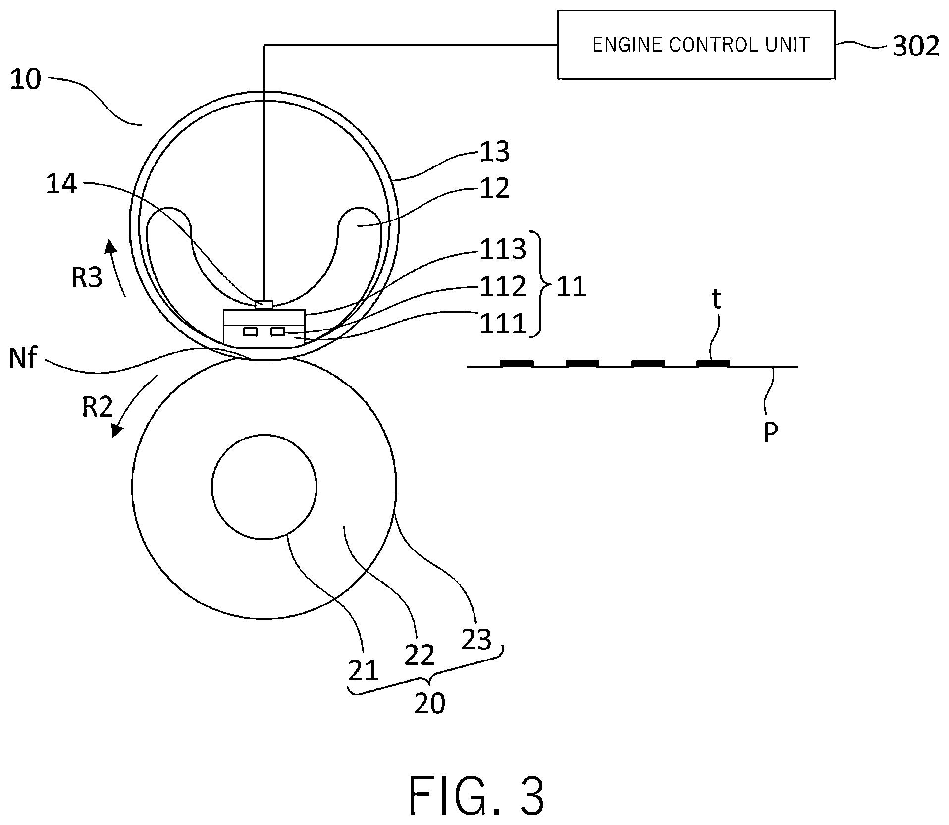 Patent US11815835 Figure 3 – Image forming apparatus