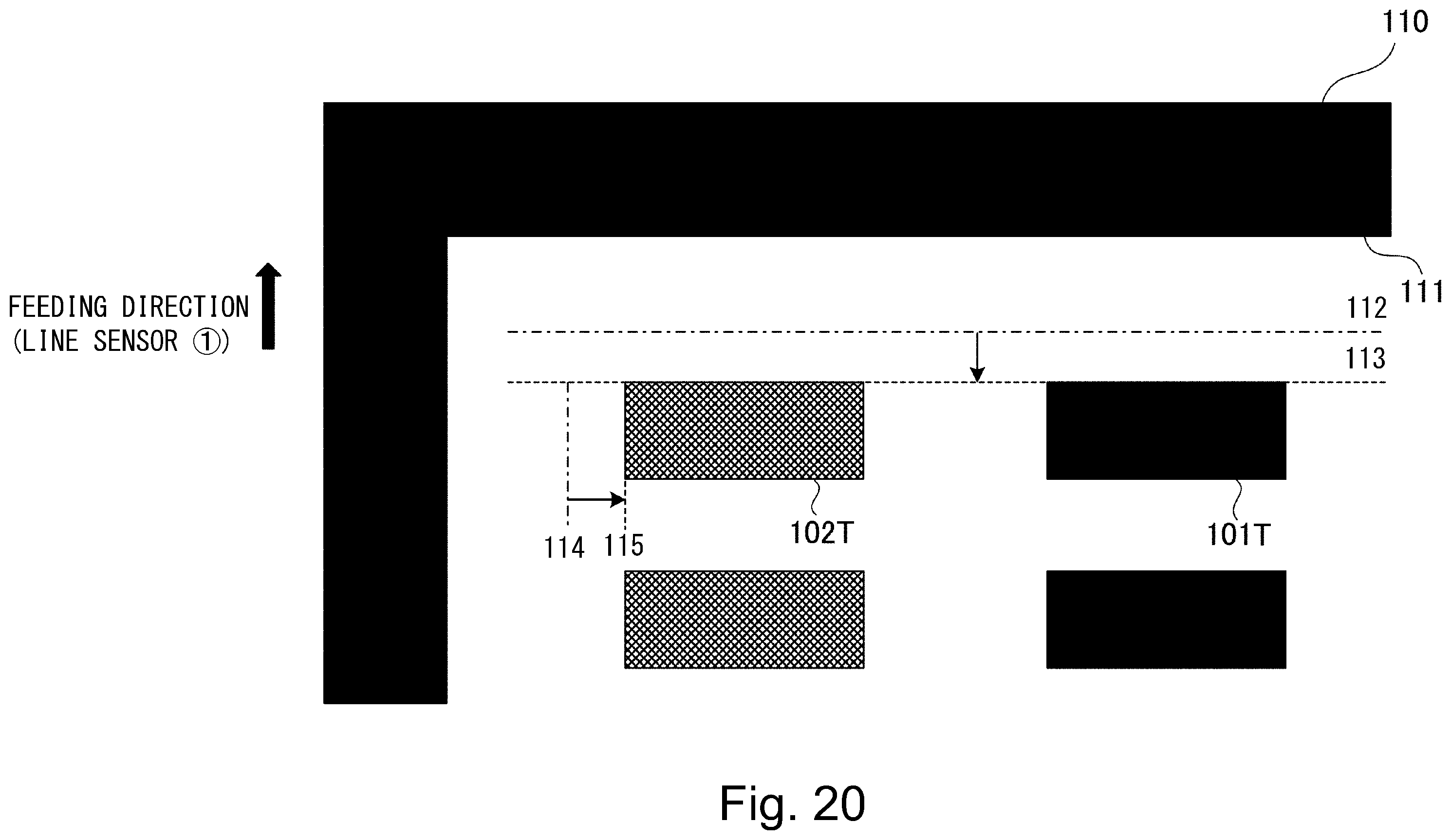 Patent US11815836 Figure 20 – Image forming apparatus using test chart in two-sided printing