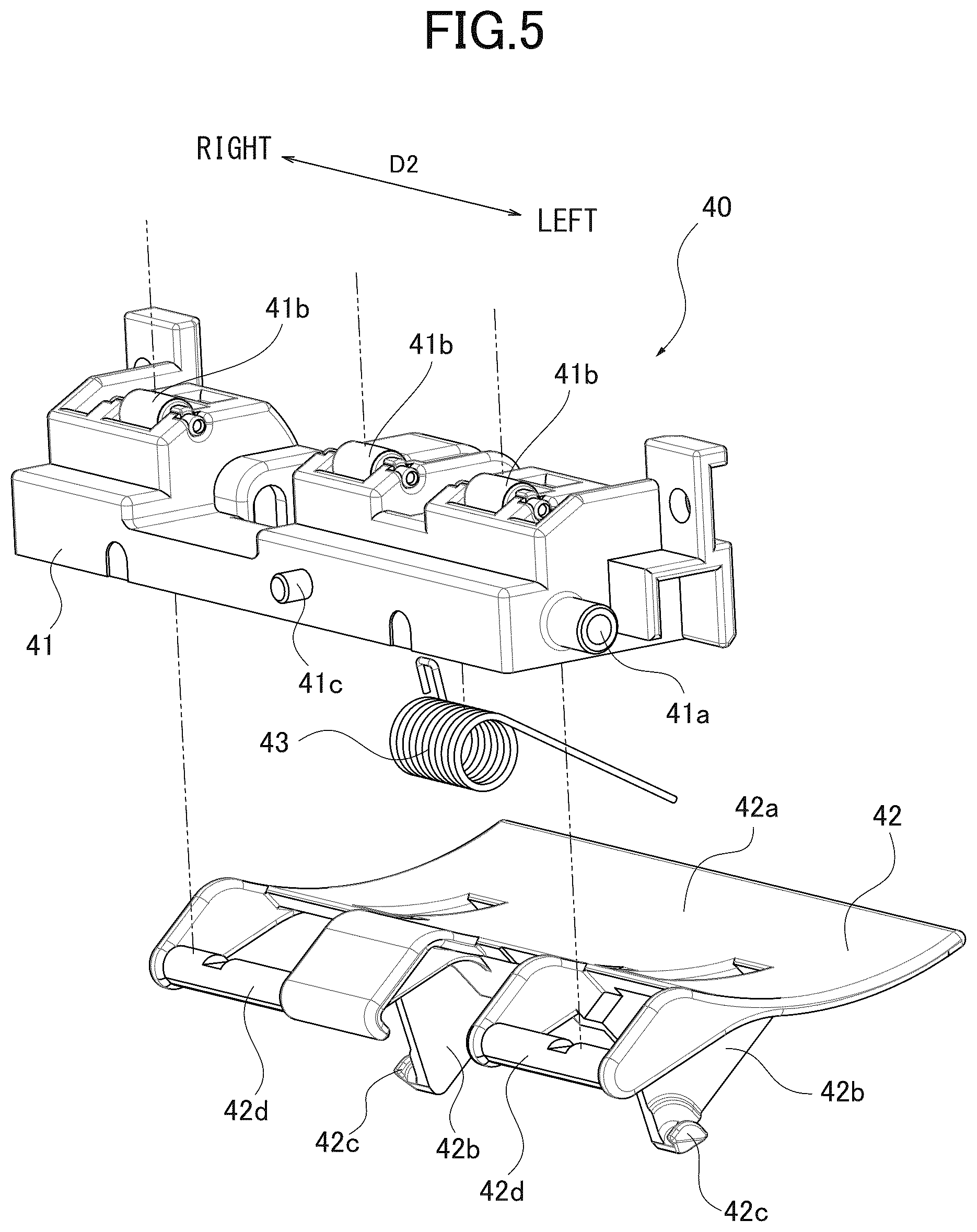 Patent US11815840 Figure 5 – Printer with housing for rolled paper