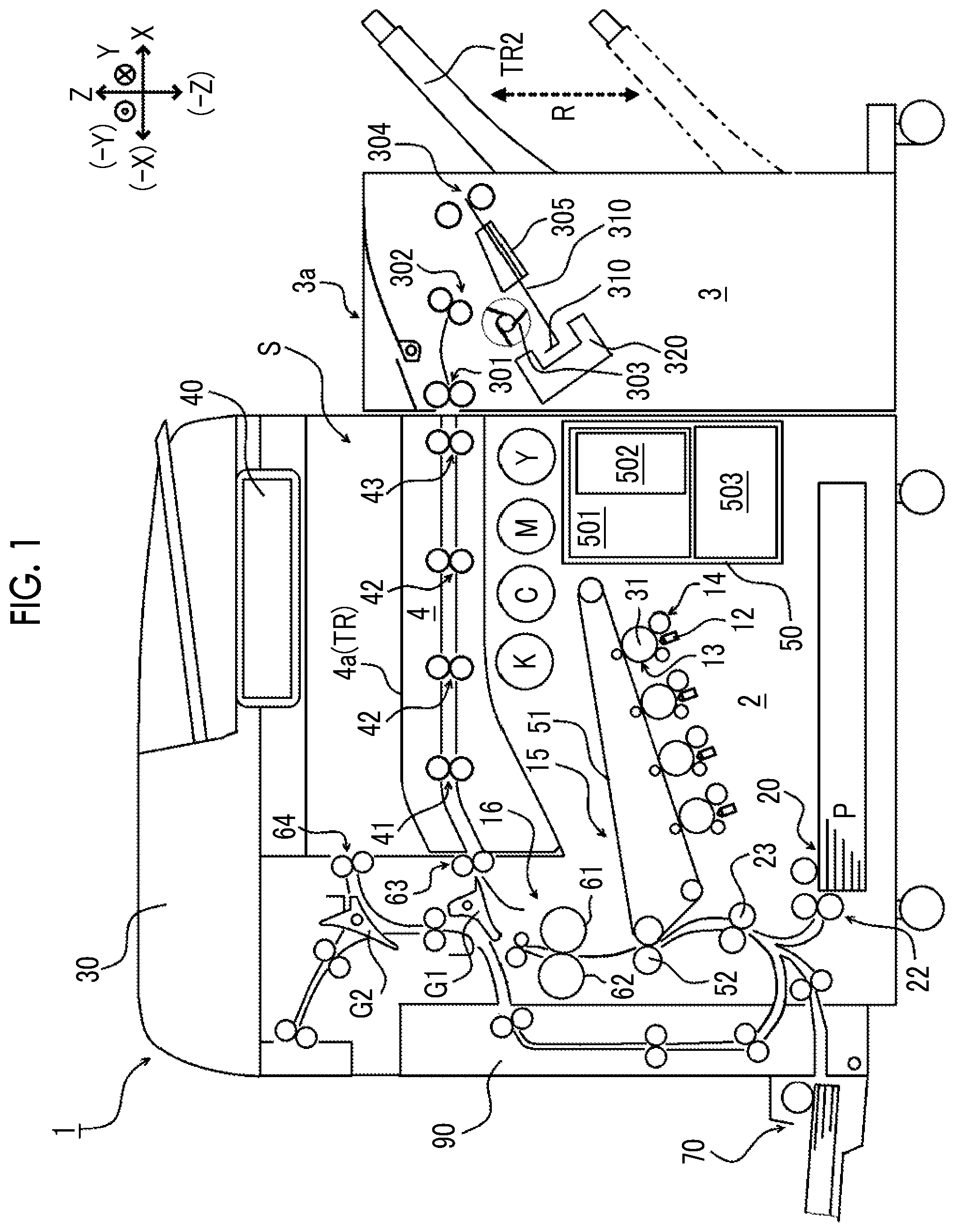 Patent US11815841 Figure 1 – Image forming apparatus
