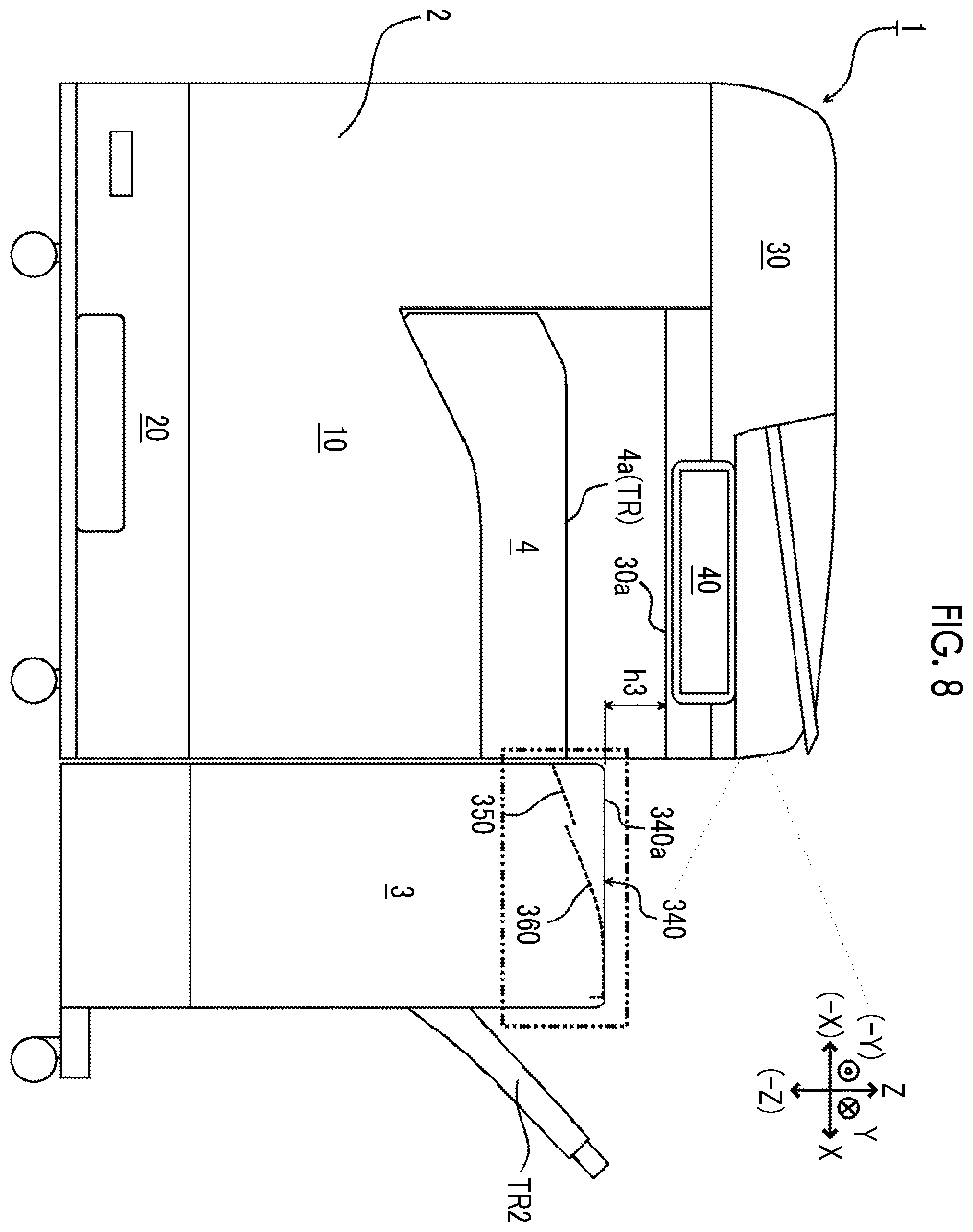 Patent US11815841 Figure 8 – Image forming apparatus