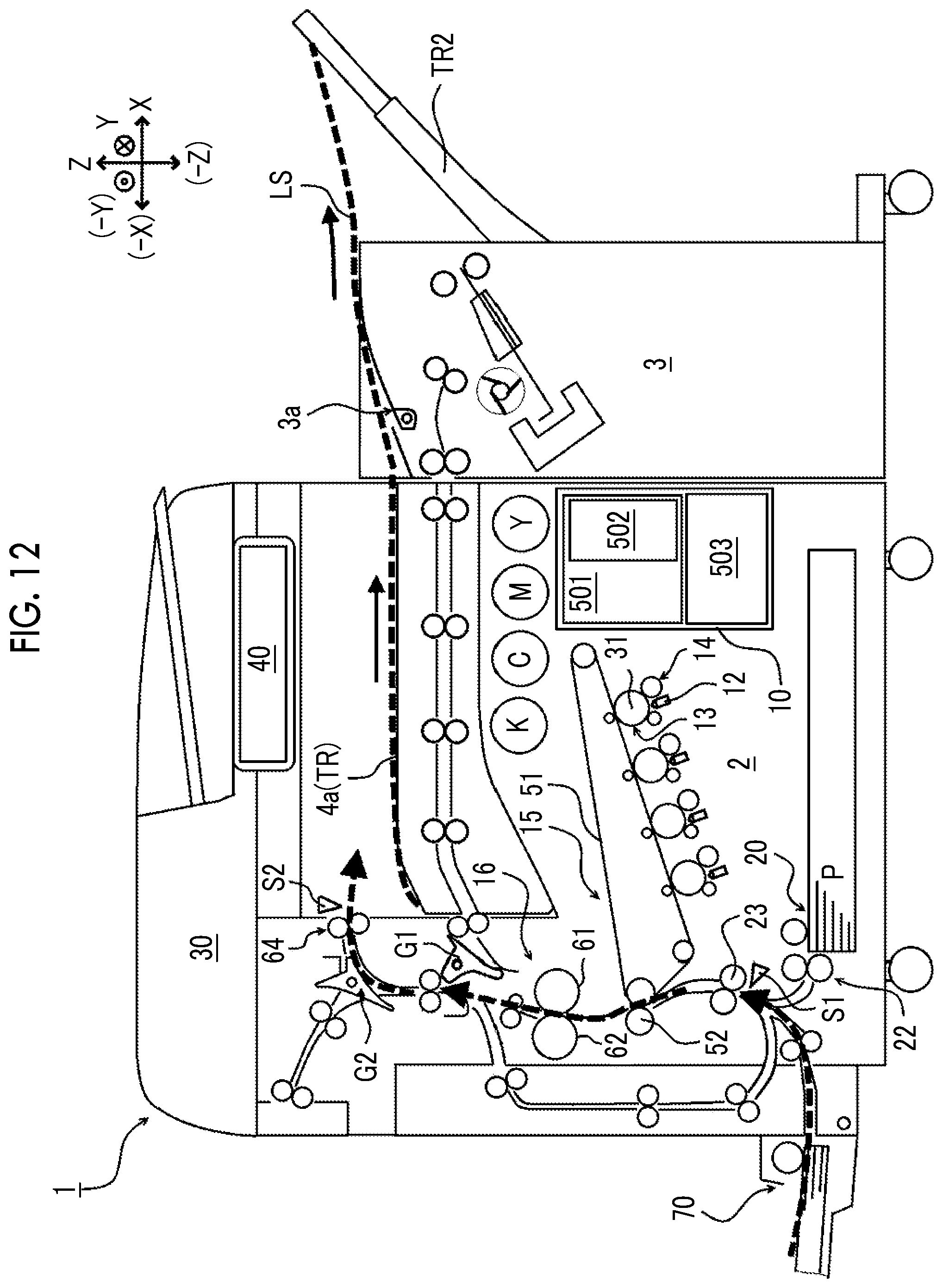 Patent US11815841 Figure 12 – Image forming apparatus
