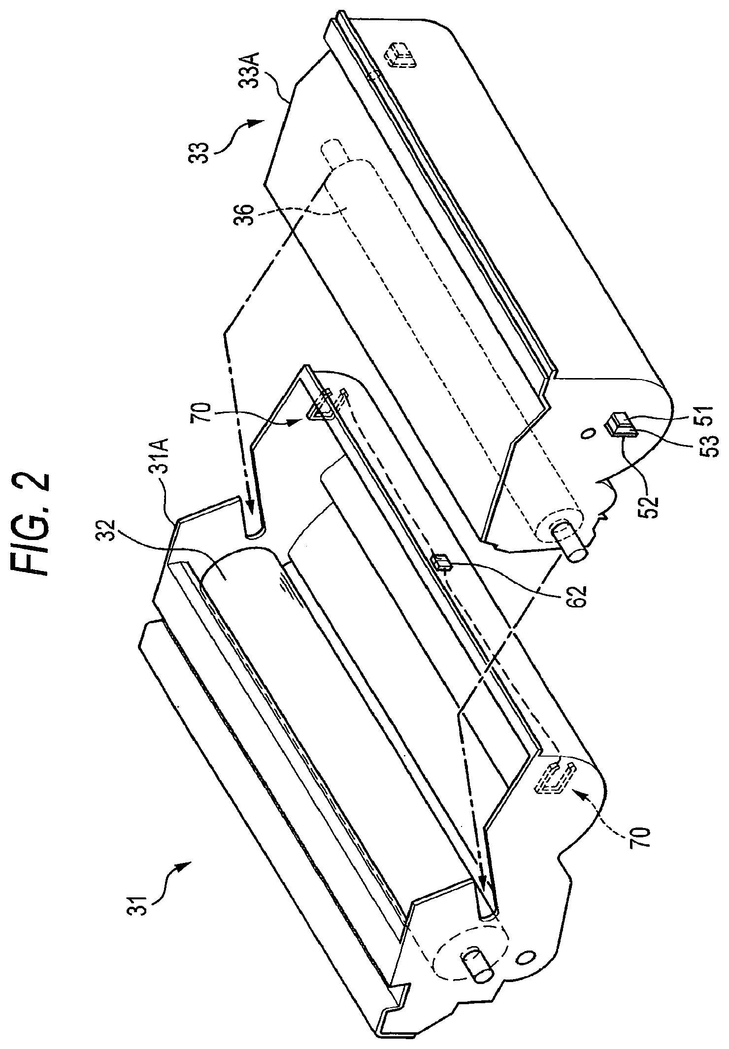Patent US11815842 Figure 2 – Developing cartridge including developing roller memory, and terminal and being detachably attachable to drum cartridge including photoconductive drum