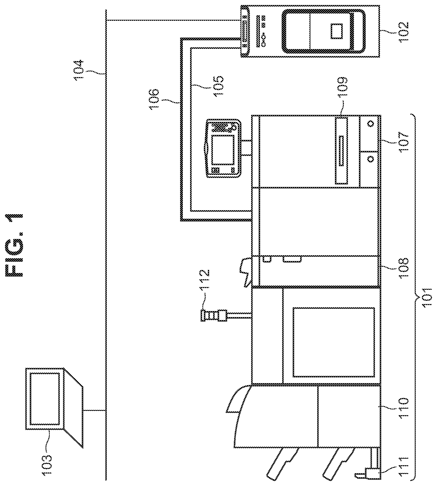 Patent US11815843 Figure 1 – Image forming apparatus and control method of image forming apparatus