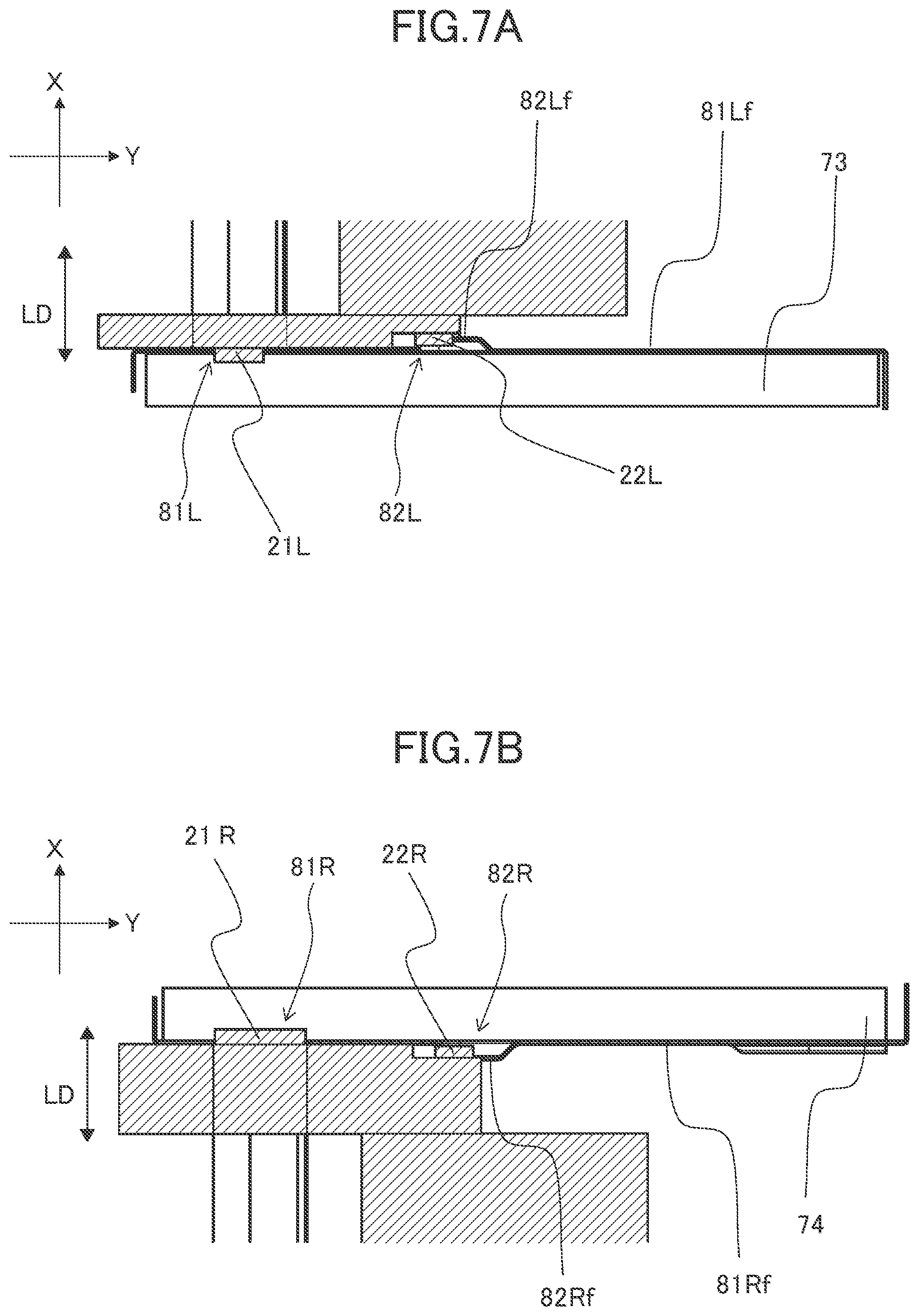 Patent US11815844 Figure 7 – Image forming apparatus including a detachable unit with positioning portions