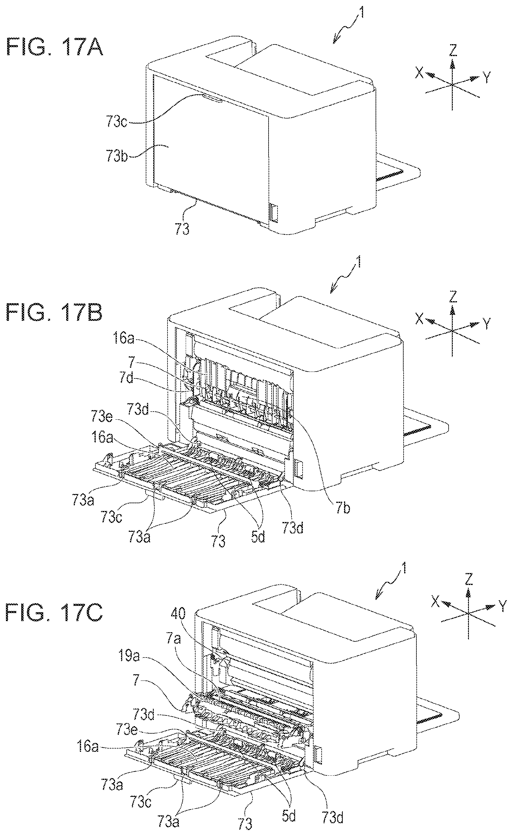 Patent US11815845 Figure 17 – Image forming apparatus having a rotatable opening and closing part