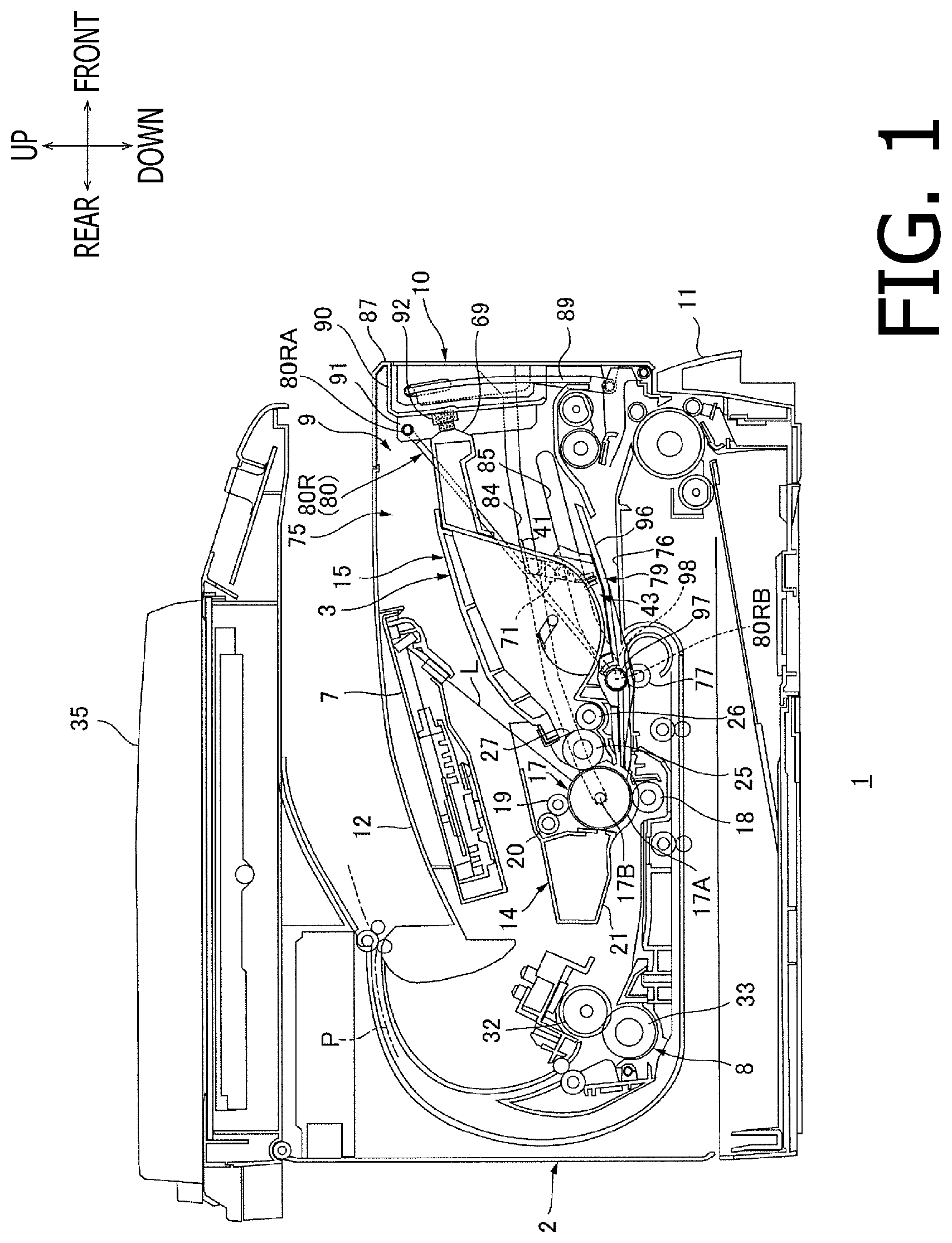 Patent US11815846 Figure 1 – Image forming apparatus