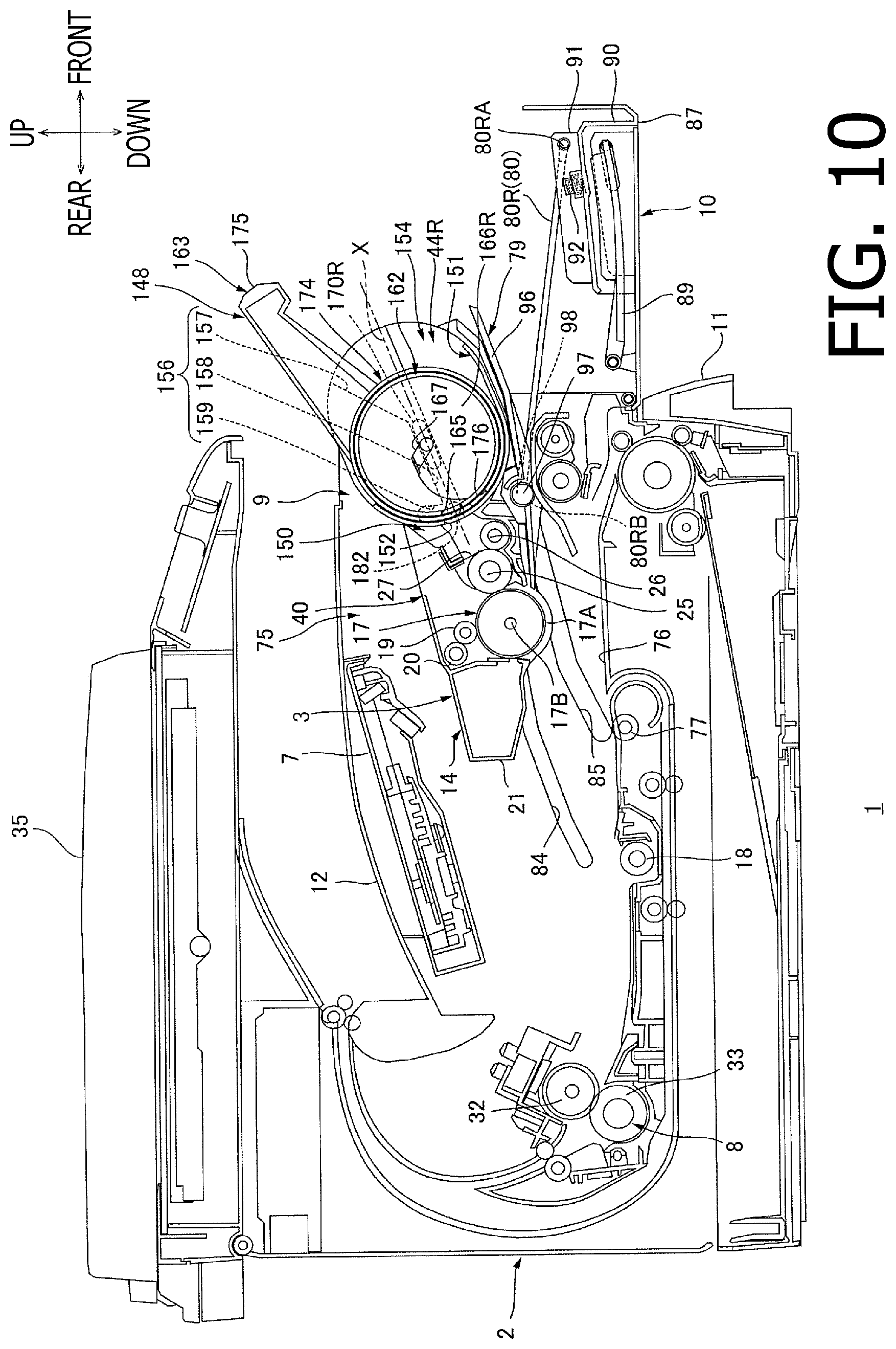 Patent US11815846 Figure 10 – Image forming apparatus