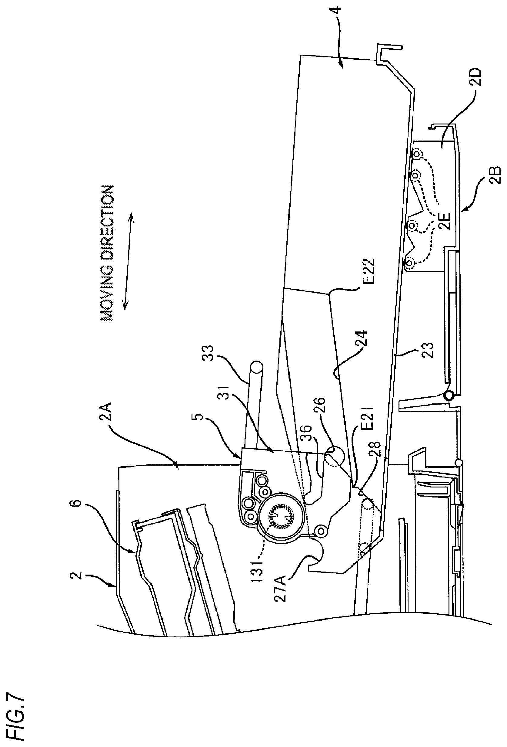 Patent US11815847 Figure 7 – Image forming apparatus