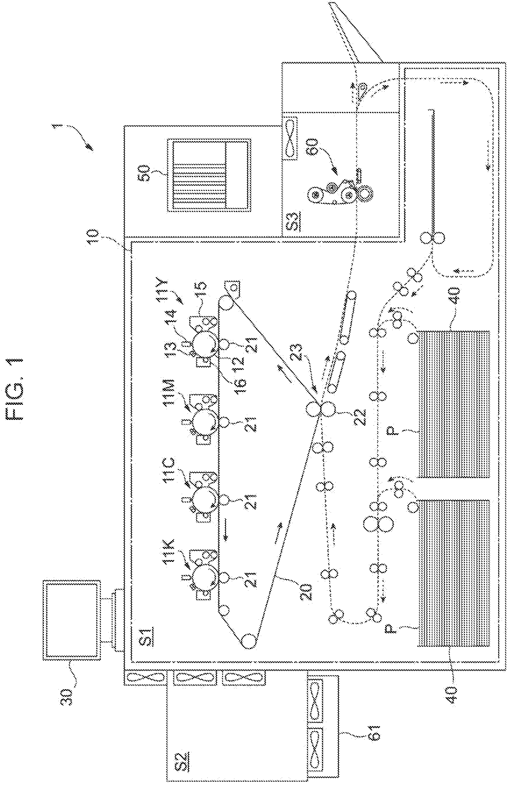Patent US11815848 Figure 1 – Image forming apparatus