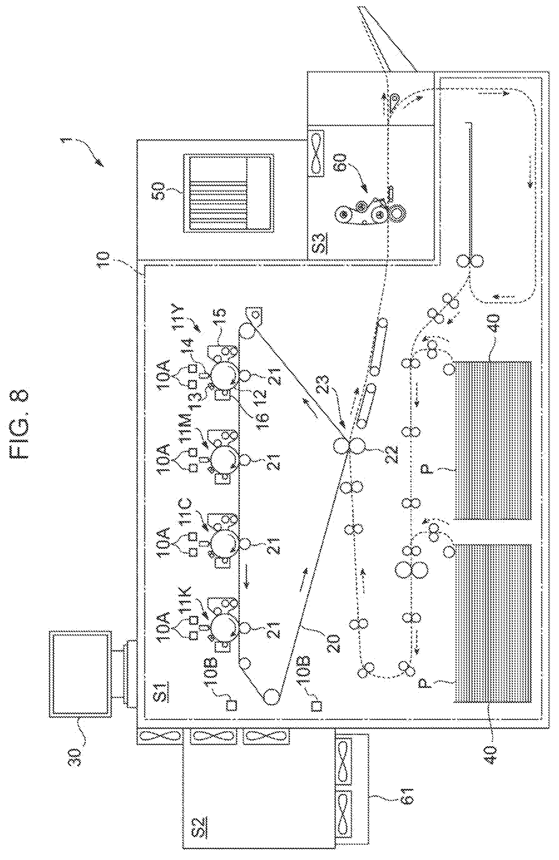 Patent US11815848 Figure 8 – Image forming apparatus