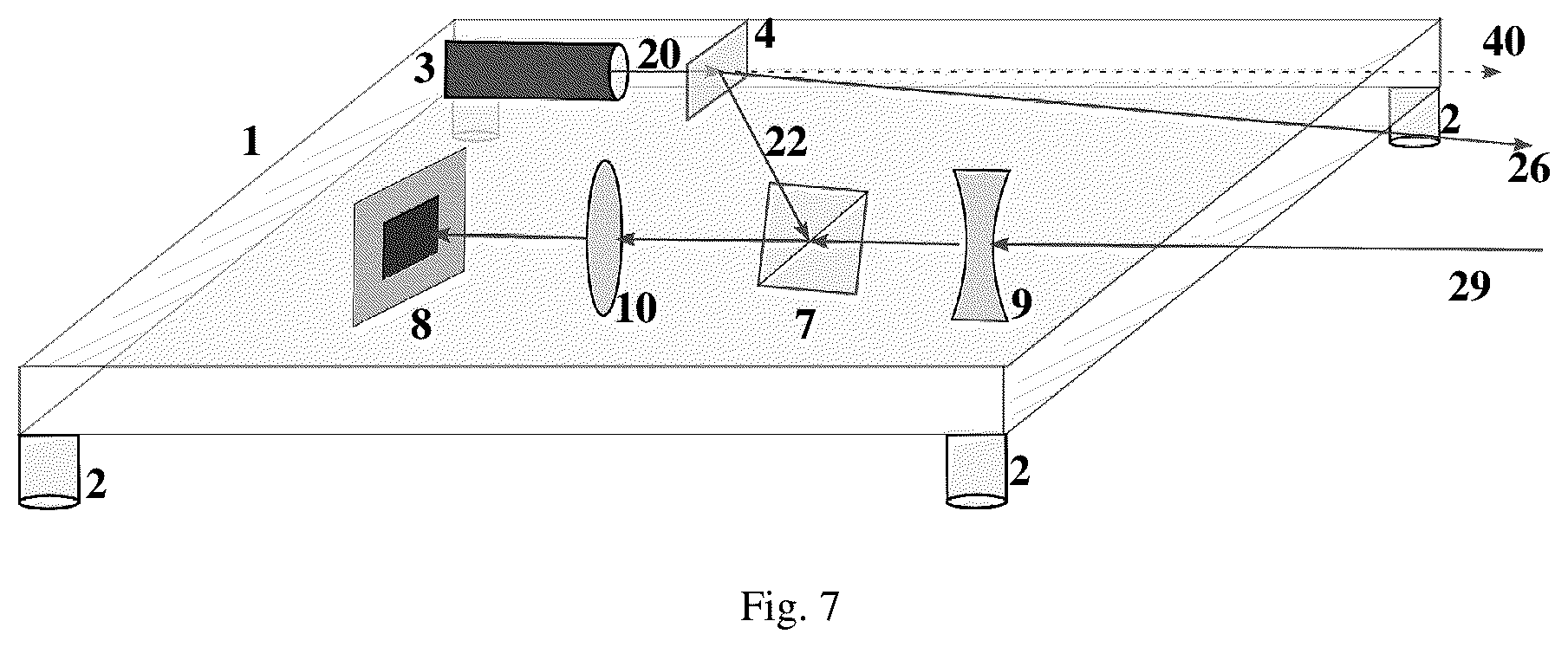 Patent US11815856 Figure 7 – Method and system for recording digital holograms of larger objects in non-laboratory environment