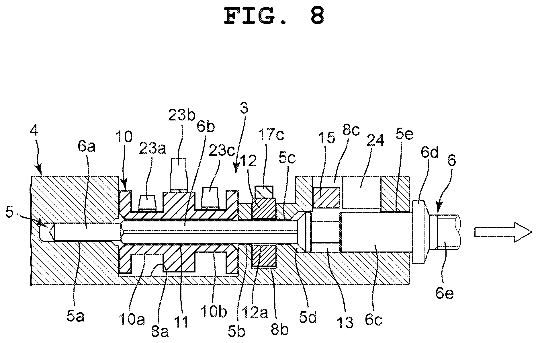 Patent US11815858 Figure 8 – Switch device and timepiece