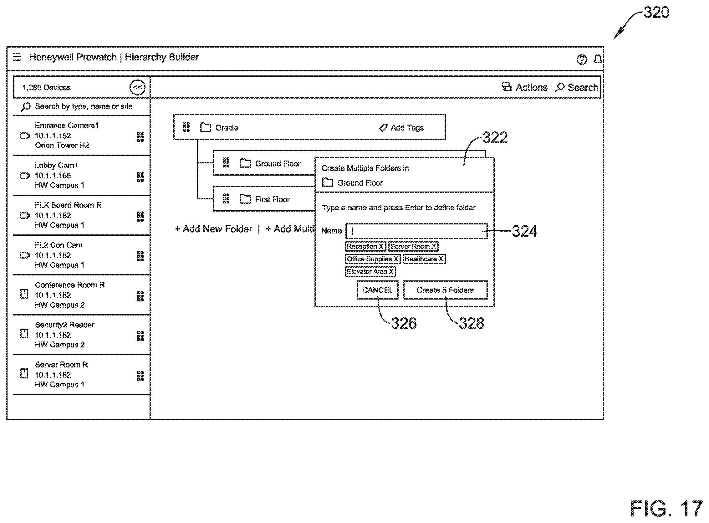 Patent US11815865 Figure 20 – Healthy building dashboard facilitated by hierarchical model of building control assets