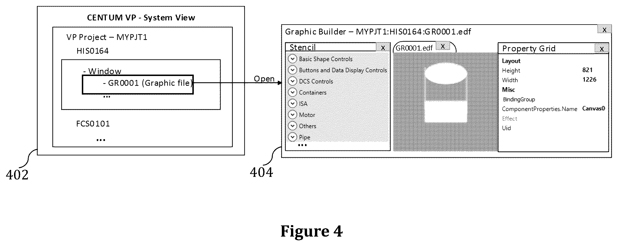 Patent US11815872 Figure 4 – Systems, methods and computer program products for automated revision comparison of engineering data in process control systems