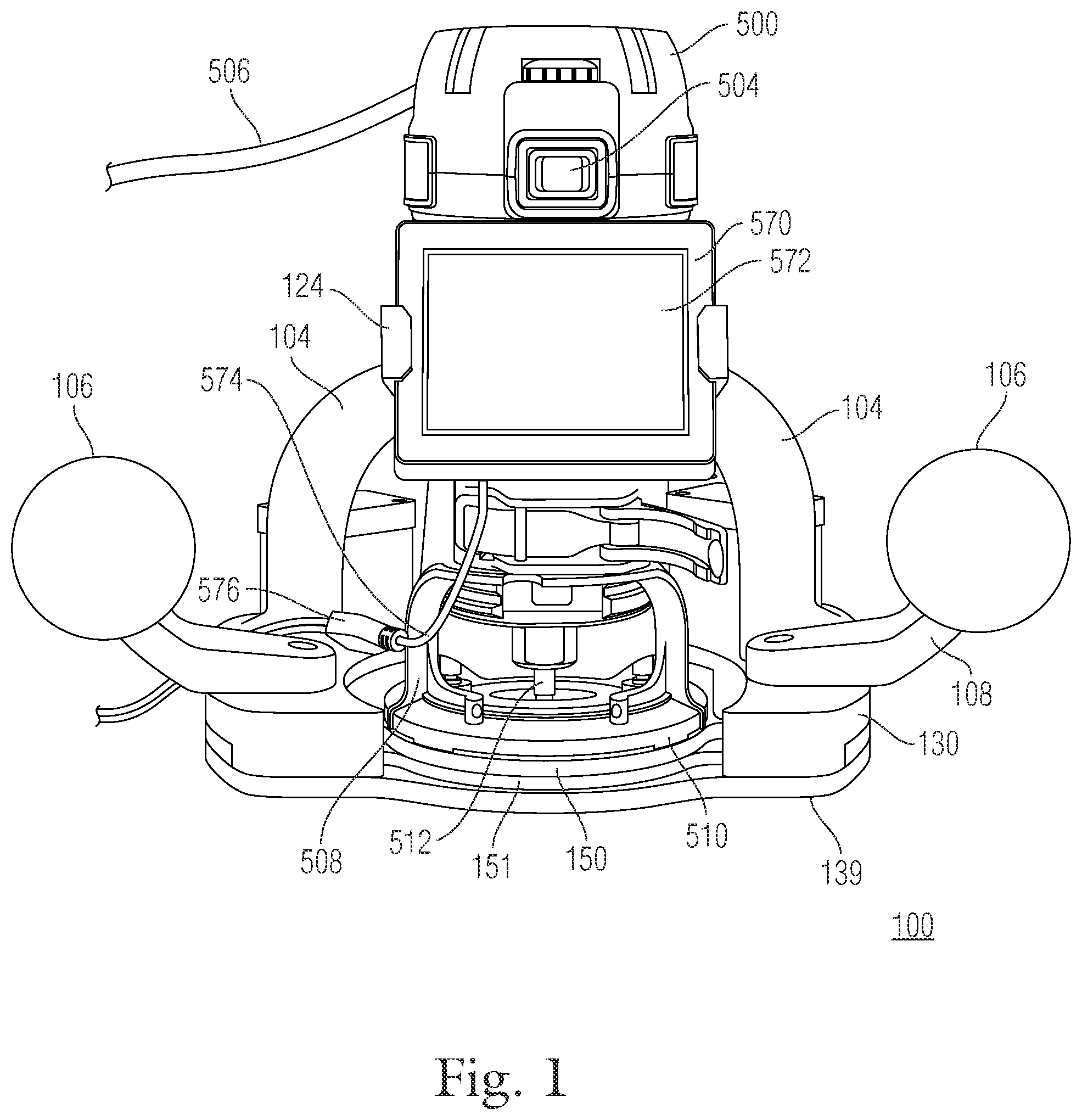 Patent US11815873 Figure 1 – Automatically guided tools