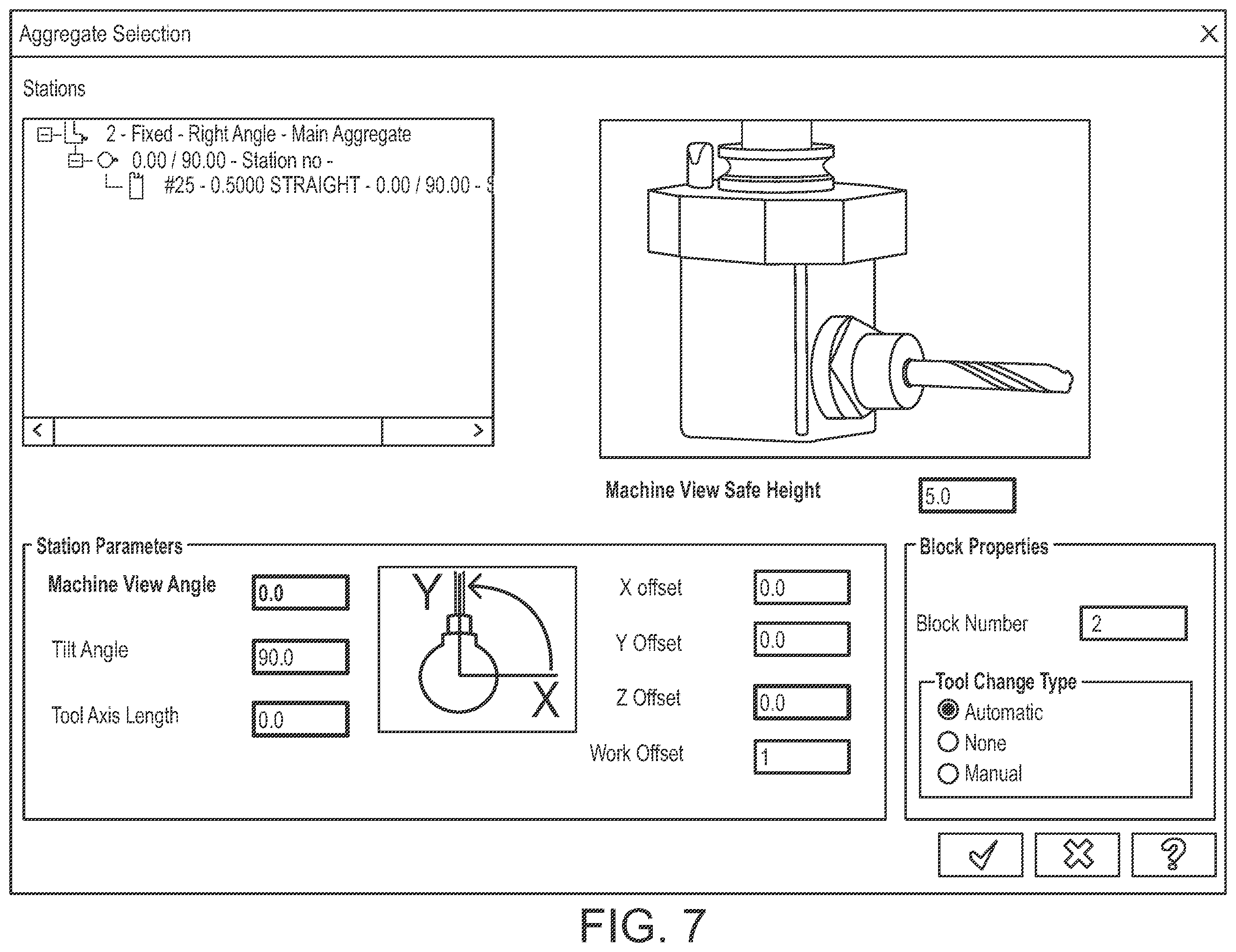 Patent US11815874 Figure 7 – Aggregate programming method and system for CNC machines