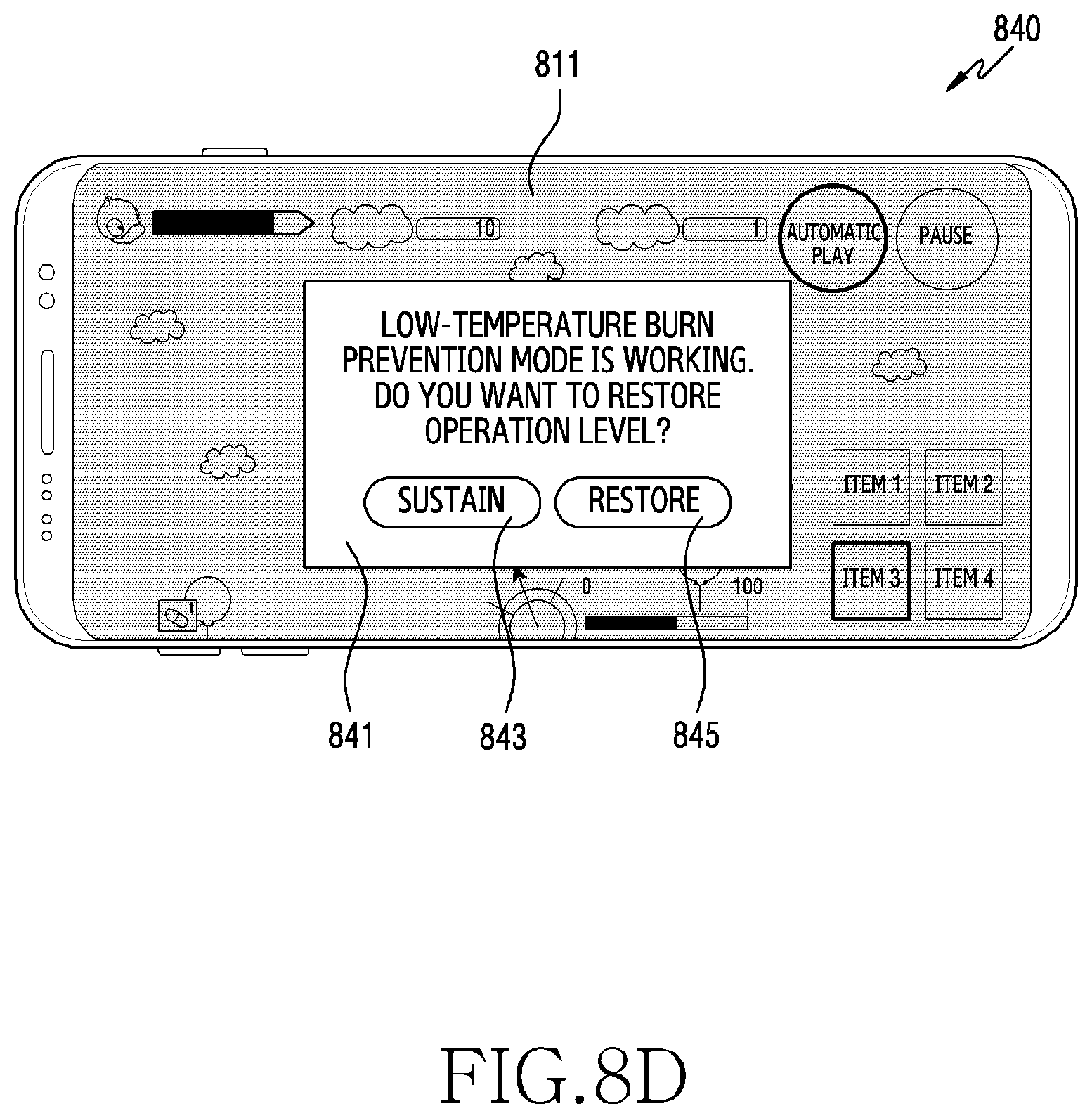 Patent US11815879 Figure 11 – Electronic device for heating control, and operating method therefor