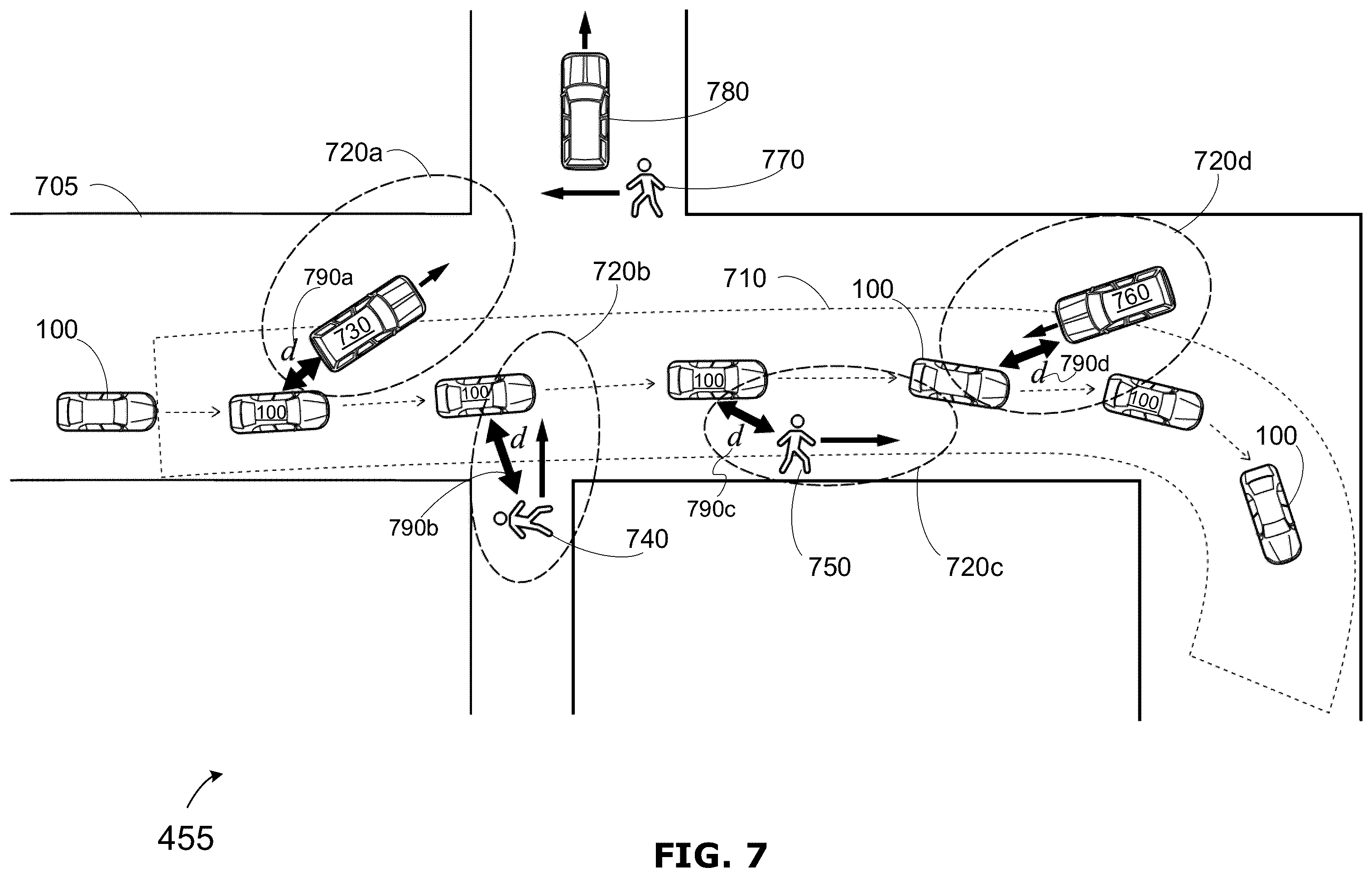 Patent US11815897 Figure 7 – Method and system for generating an importance occupancy grid map