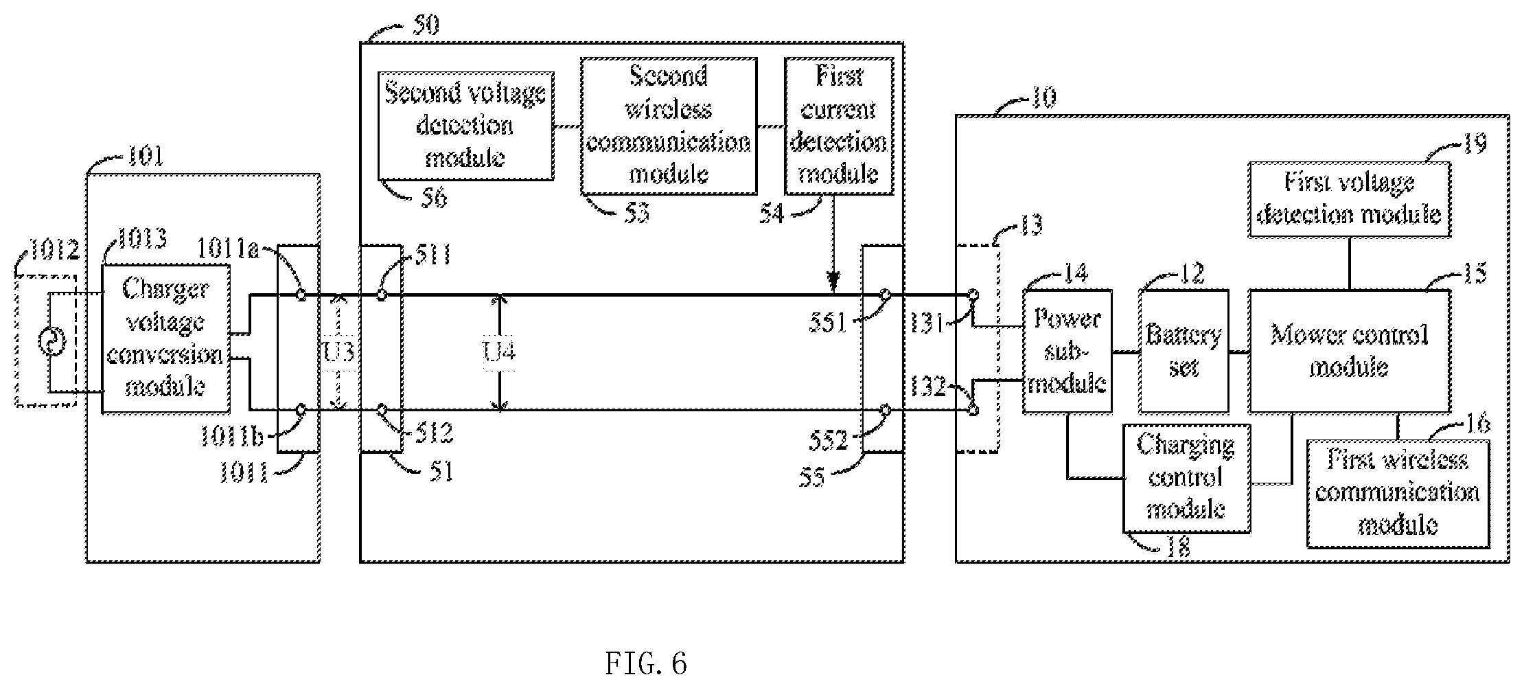 Patent US11815901 Figure 4 – Self-driving device system and charging station
