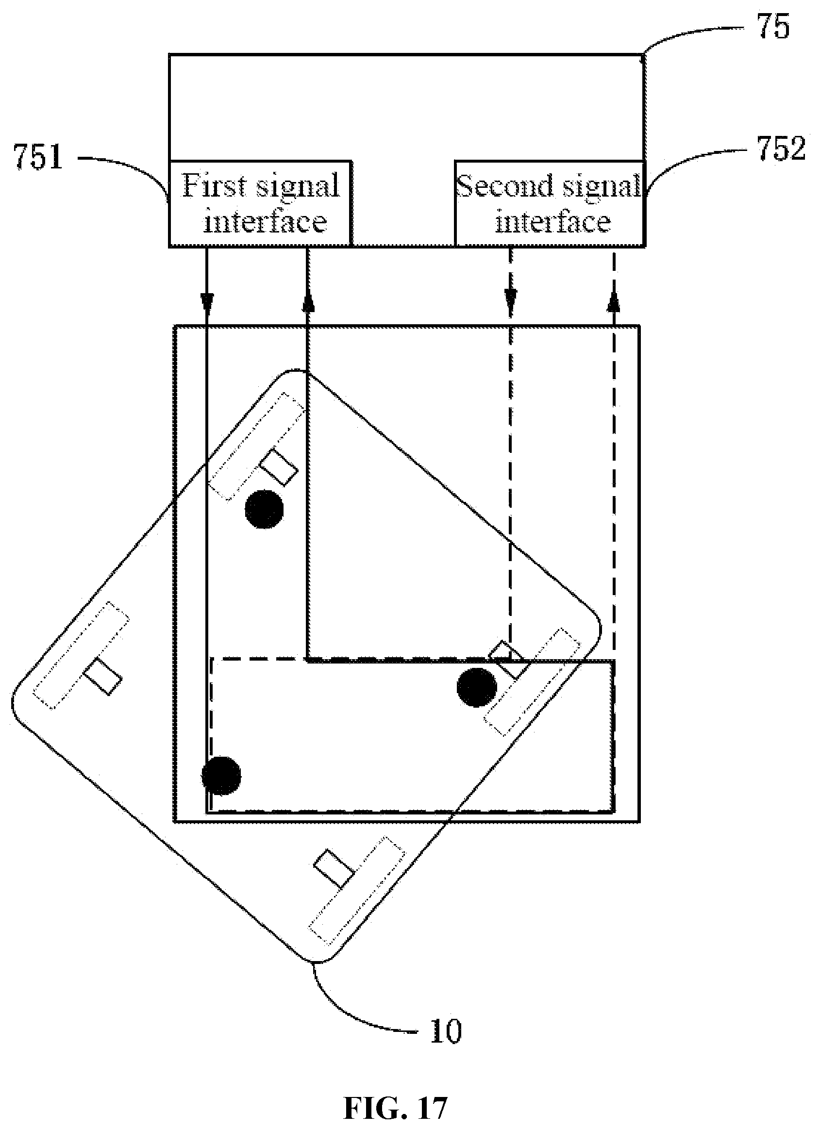 Patent US11815901 Figure 13 – Self-driving device system and charging station
