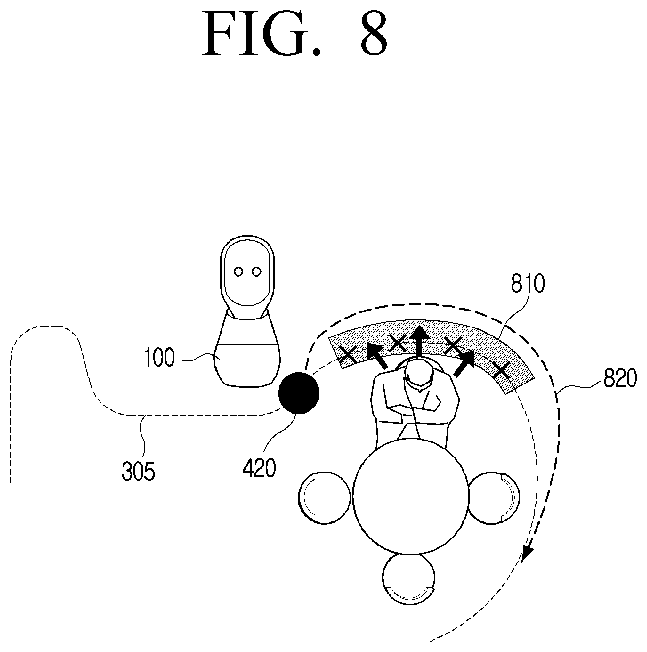 Patent US11815902 Figure 8 – Electronic apparatus and control method thereof