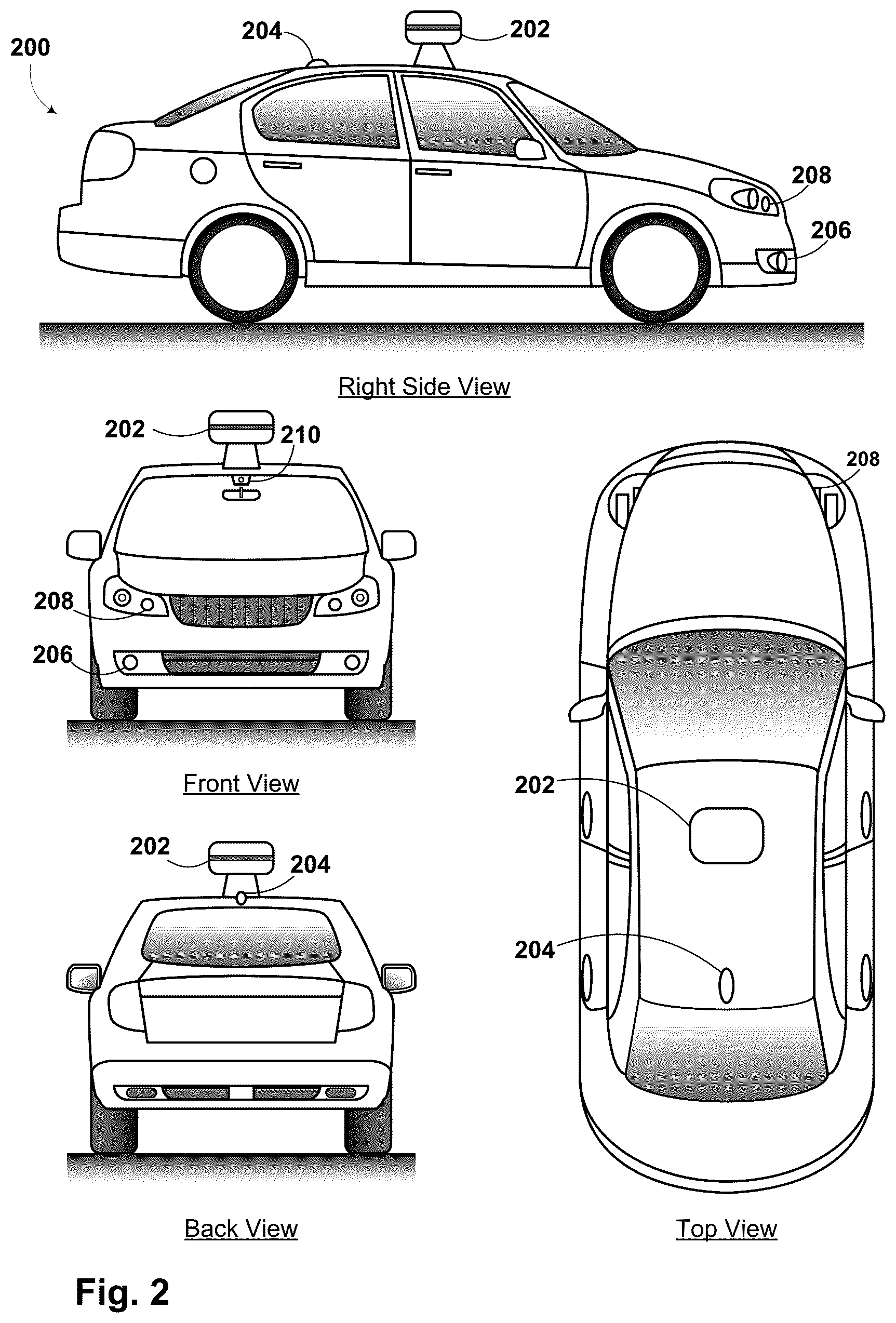 Patent US11815903 Figure 2 – Assisted perception for autonomous vehicles