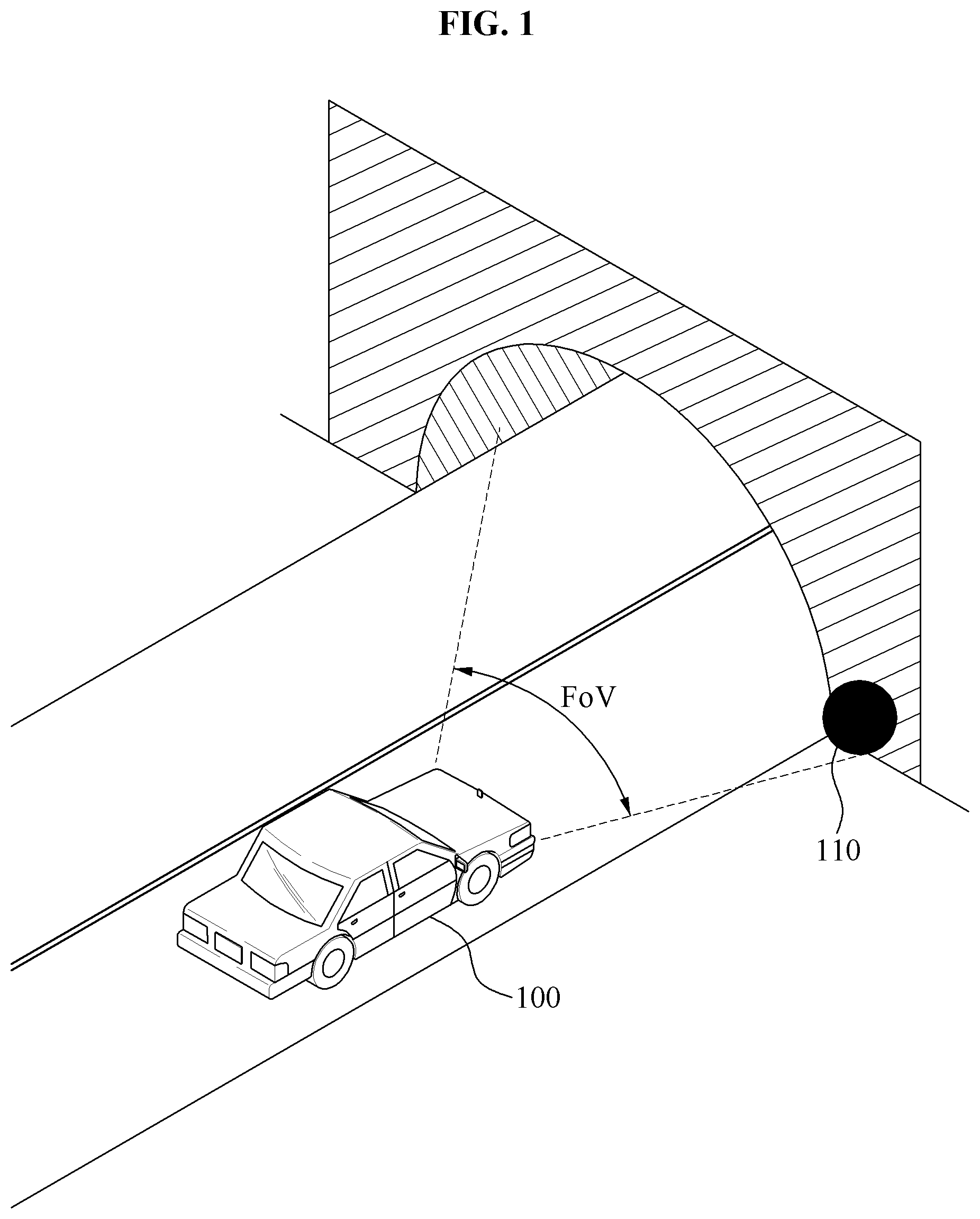 Patent US11815906 — Autonomous vehicle object detection method and apparatus — Figure 1