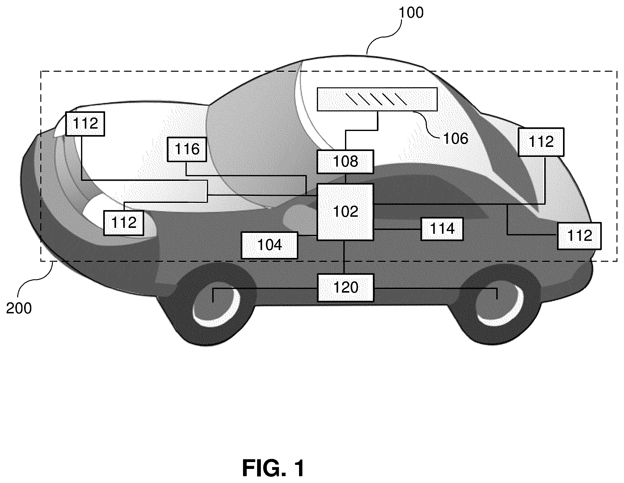 Patent US11815908 Figure 1 – Enhanced operational domain monitoring and visualization systems and methods