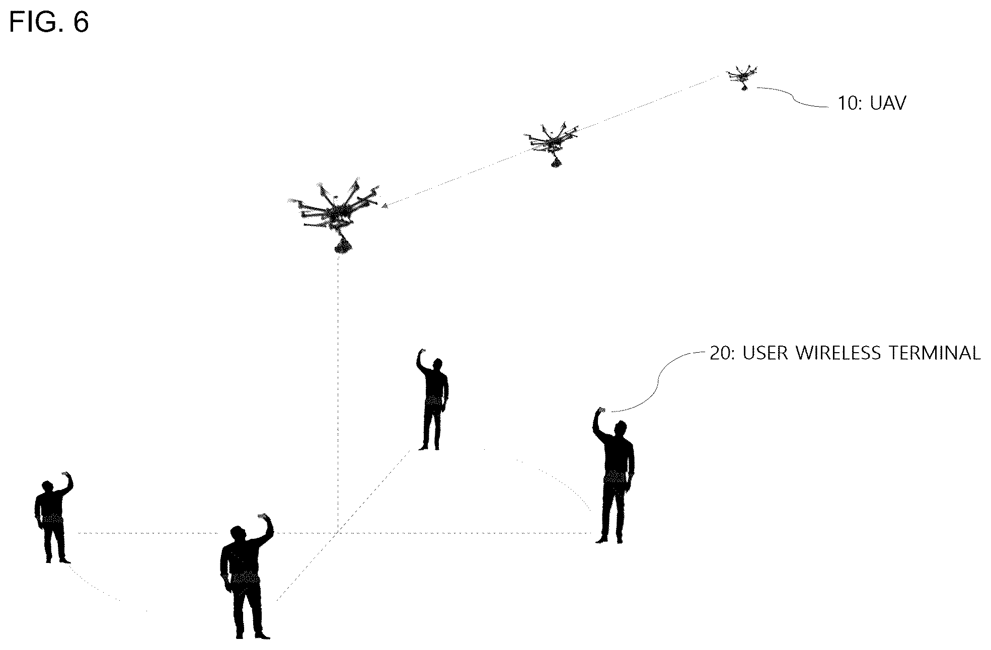 Patent US11815913 Figure 6 – Mutual recognition method between unmanned aerial vehicle and wireless terminal