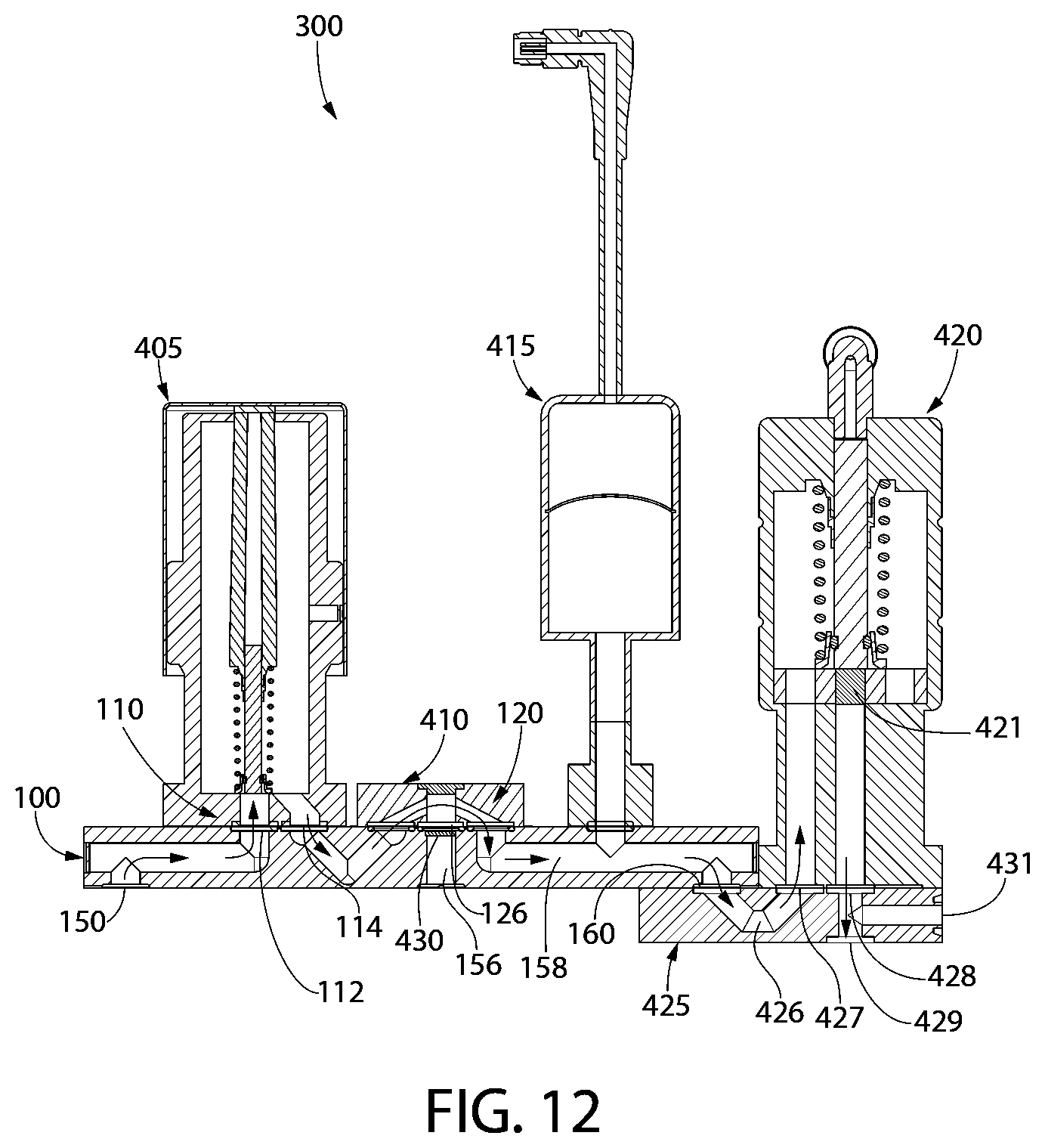 Patent US11815920 Figure 12 – Flow control system, method, and apparatus