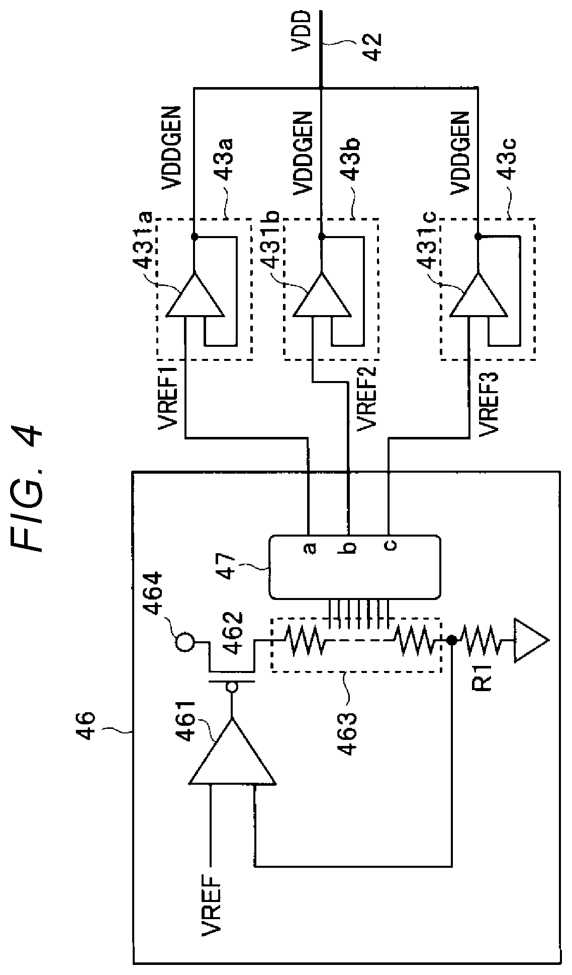 Patent US11815925 Figure 4 – Power source circuit, input and output circuit, semiconductor storage device, and power supply control method
