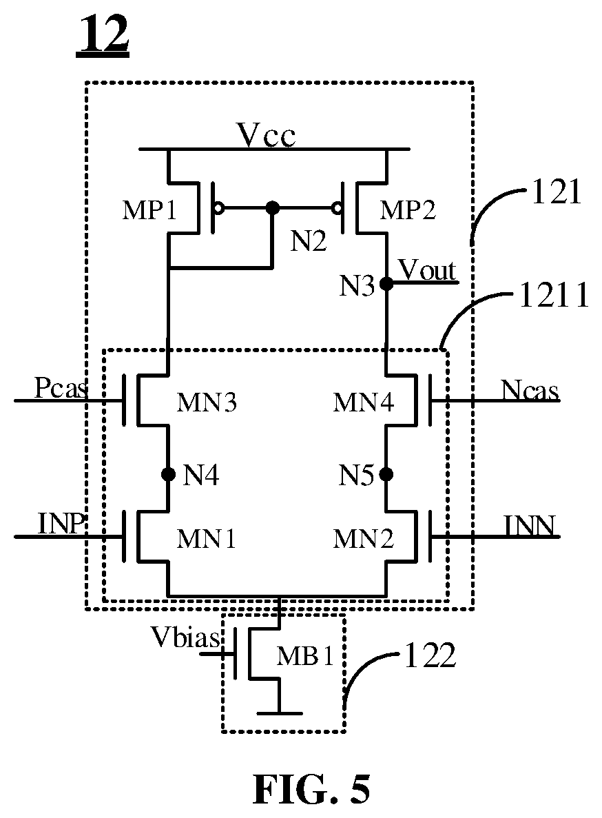 Patent US11815927 Figure 5 – Bandgap reference circuit and chip