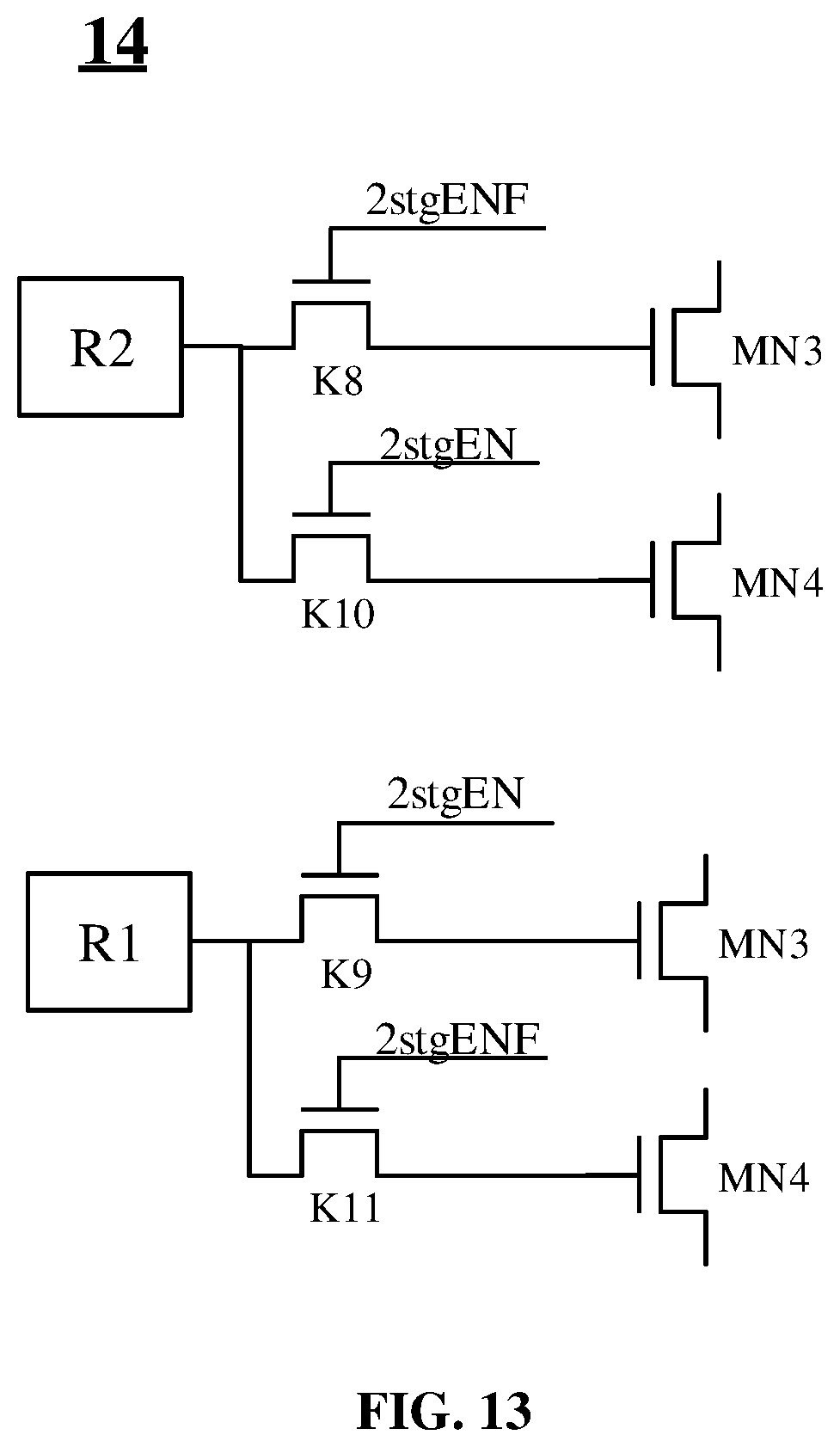 Patent US11815927 Figure 13 – Bandgap reference circuit and chip
