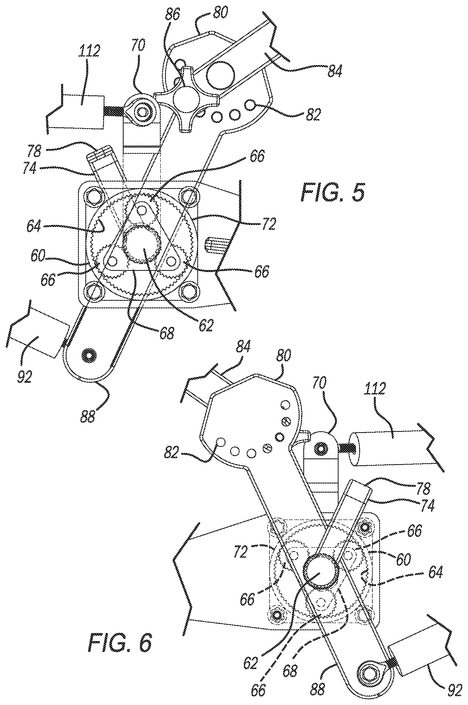 Patent US11815930 Figure 5 – System for actuating vehicle brake and accelerator pedals by hand