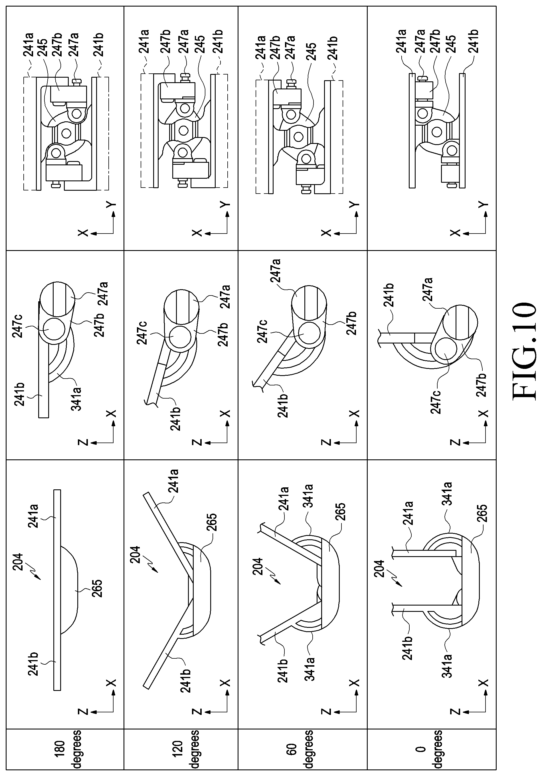 Patent US11815932 Figure 9 – Hinge module and electronic device including the same