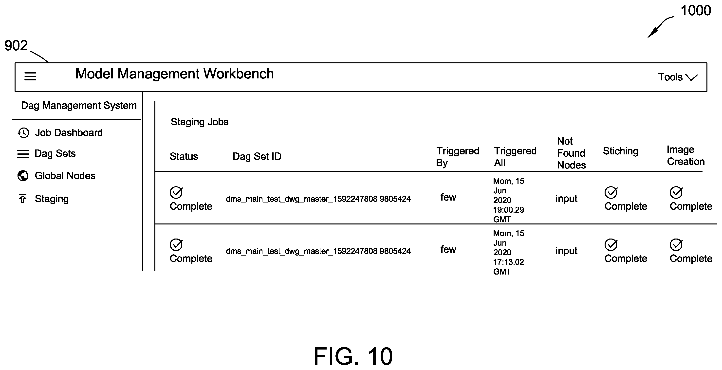 Patent US11815943 Figure 13 – Systems and methods for processing using directed acyclic graphs