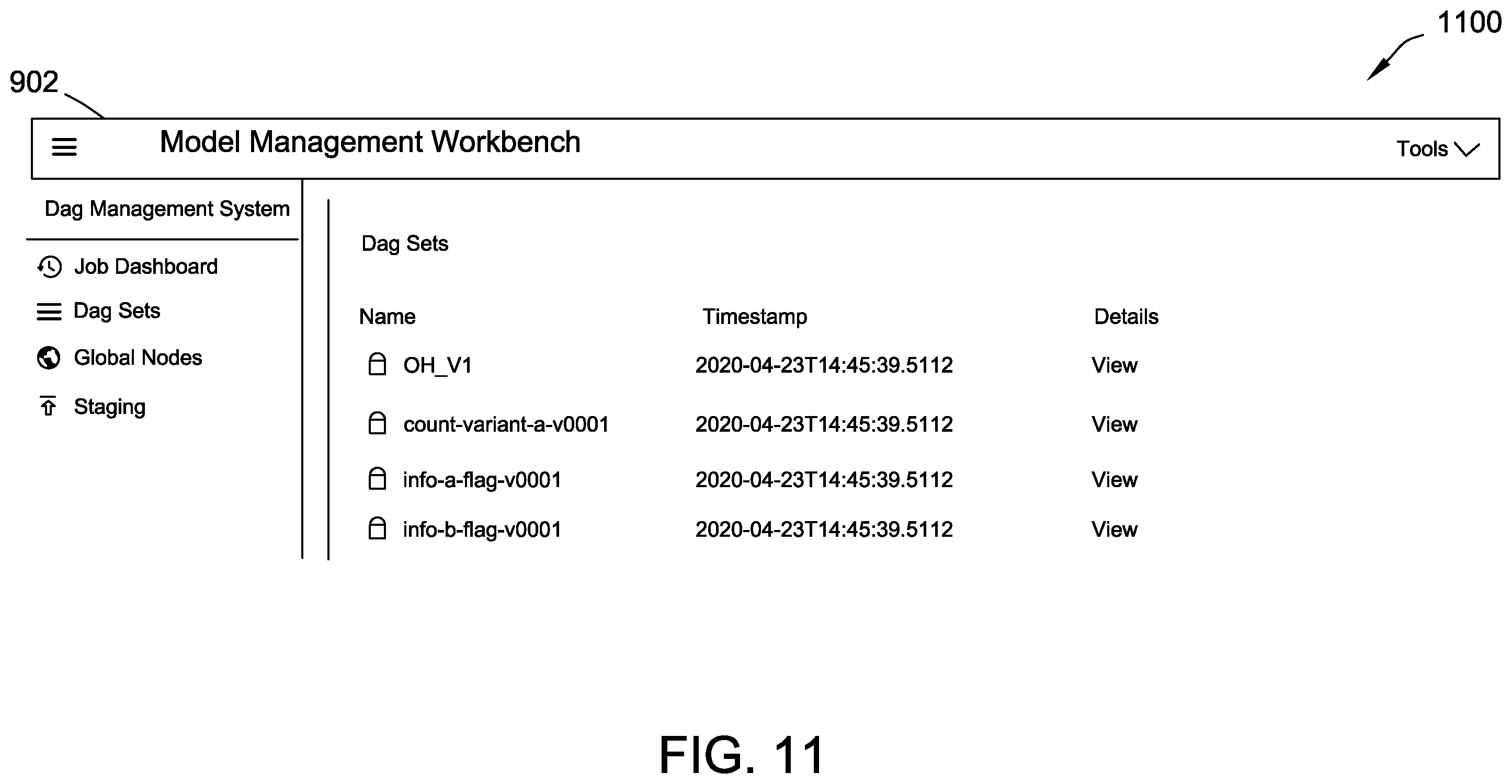 Patent US11815943 Figure 14 – Systems and methods for processing using directed acyclic graphs