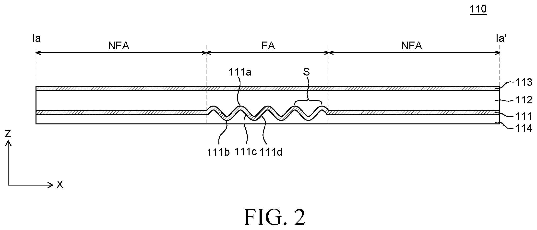 Patent US11815947 Figure 3 – Foldable display device