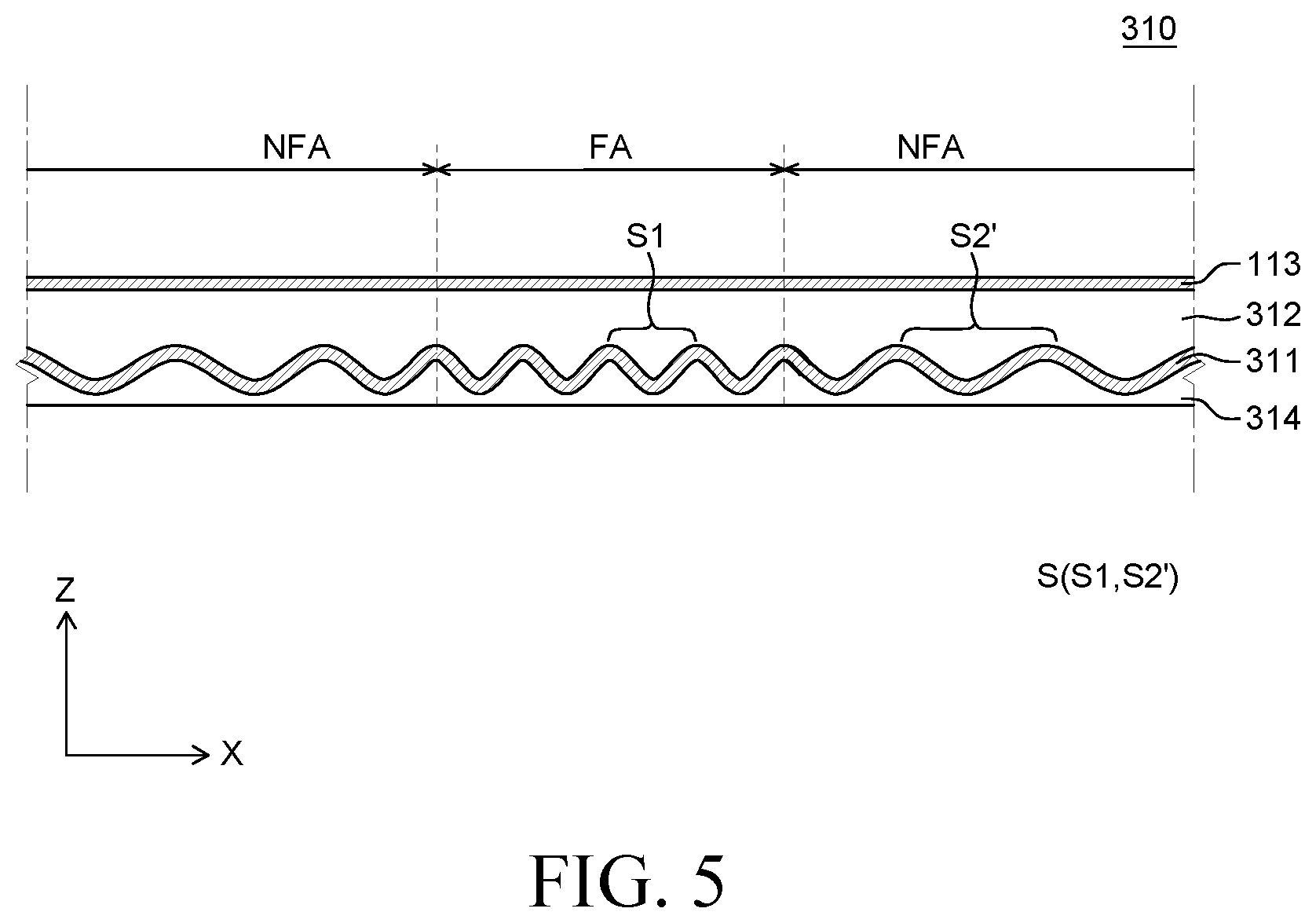 Patent US11815947 Figure 8 – Foldable display device