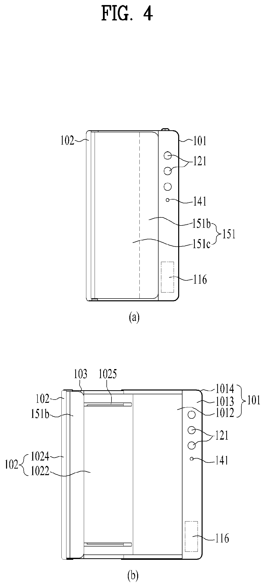 Patent US11815948 Figure 4 – Mobile terminal