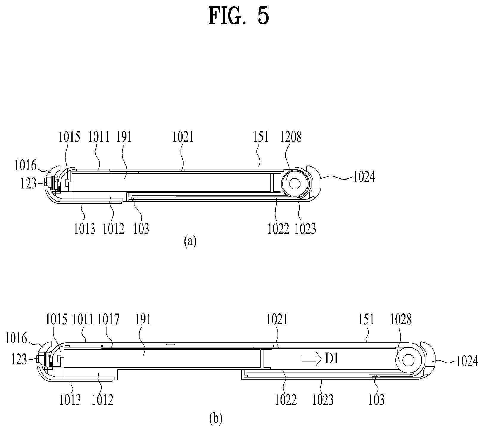 Patent US11815948 Figure 5 – Mobile terminal