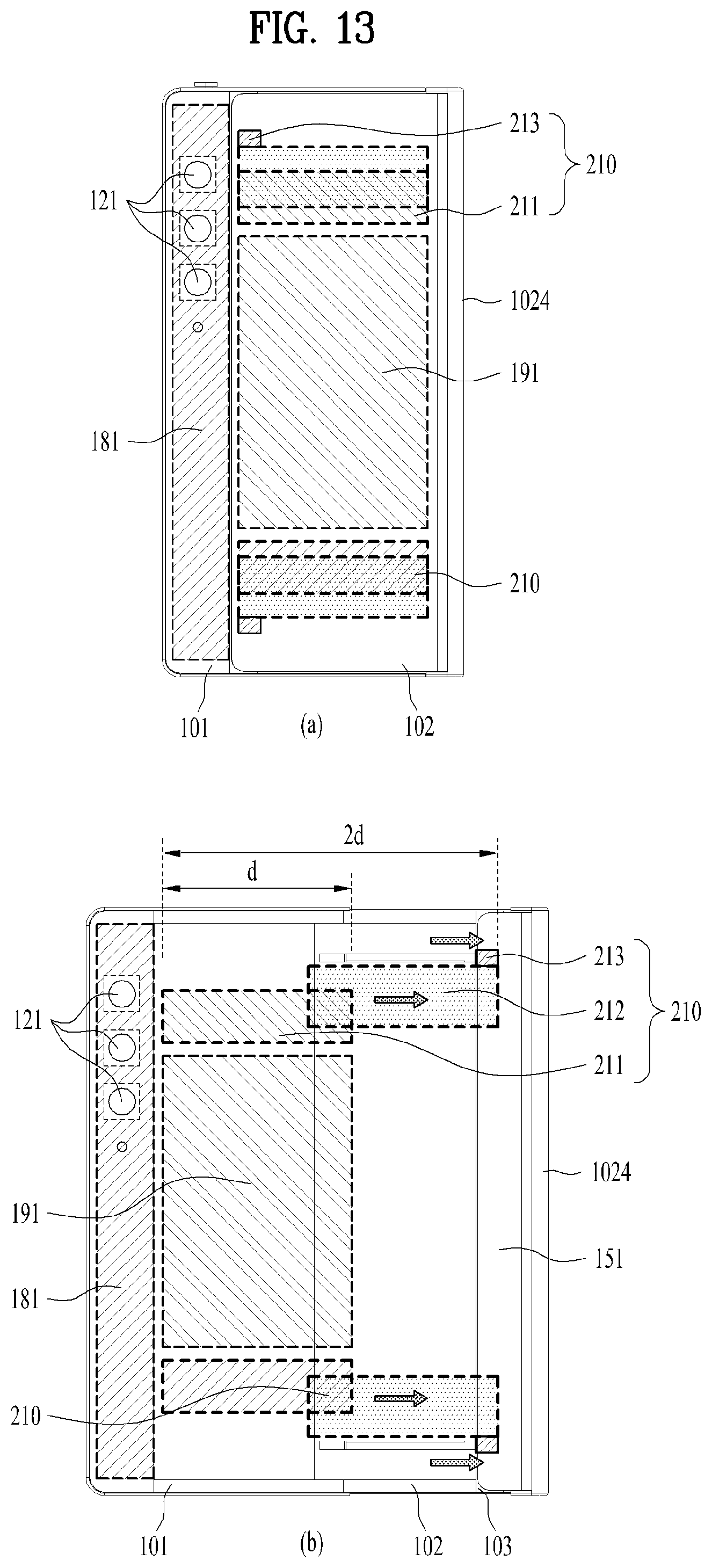 Patent US11815948 Figure 13 – Mobile terminal