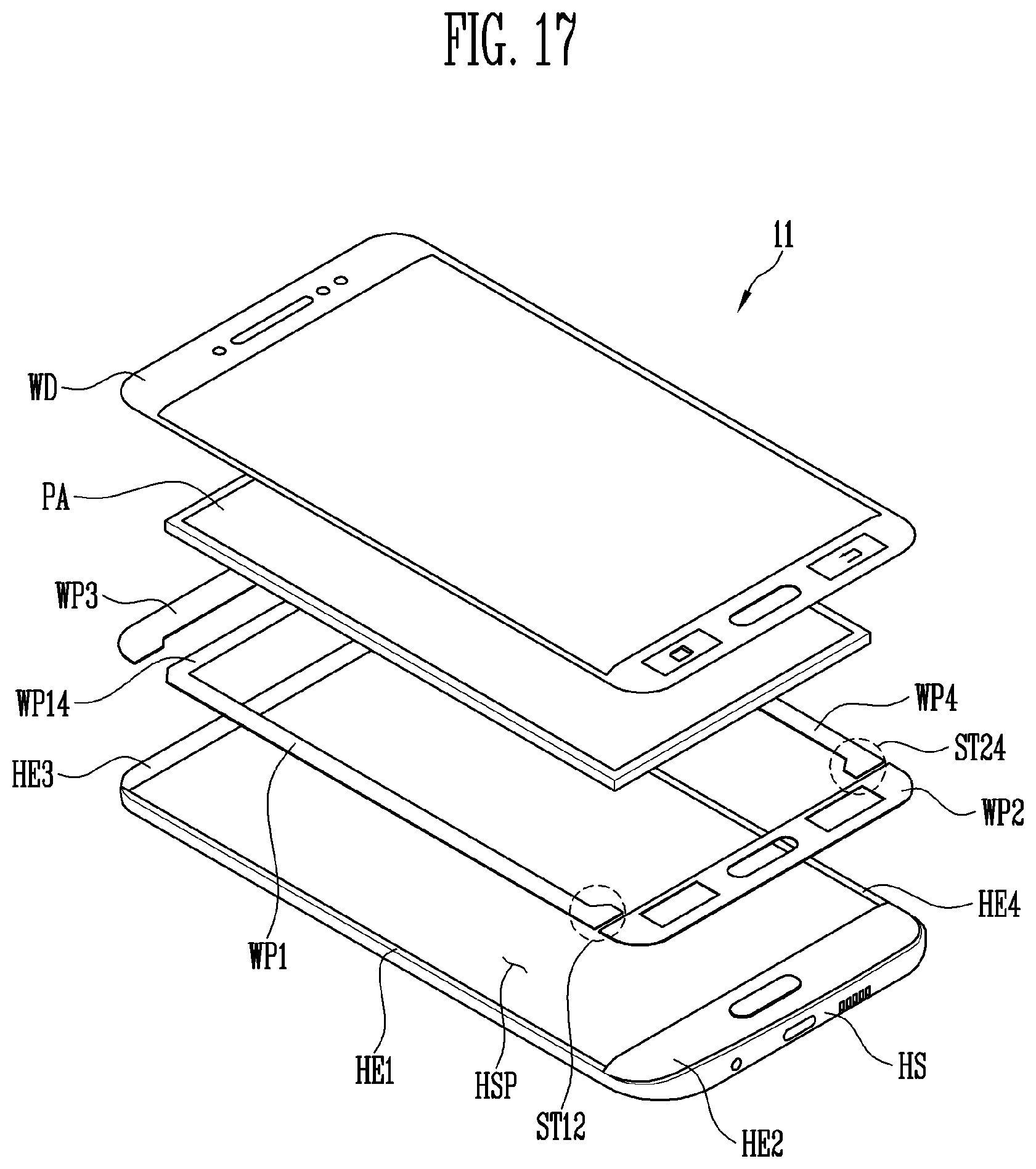 Patent US11815949 Figure 14 – Display device