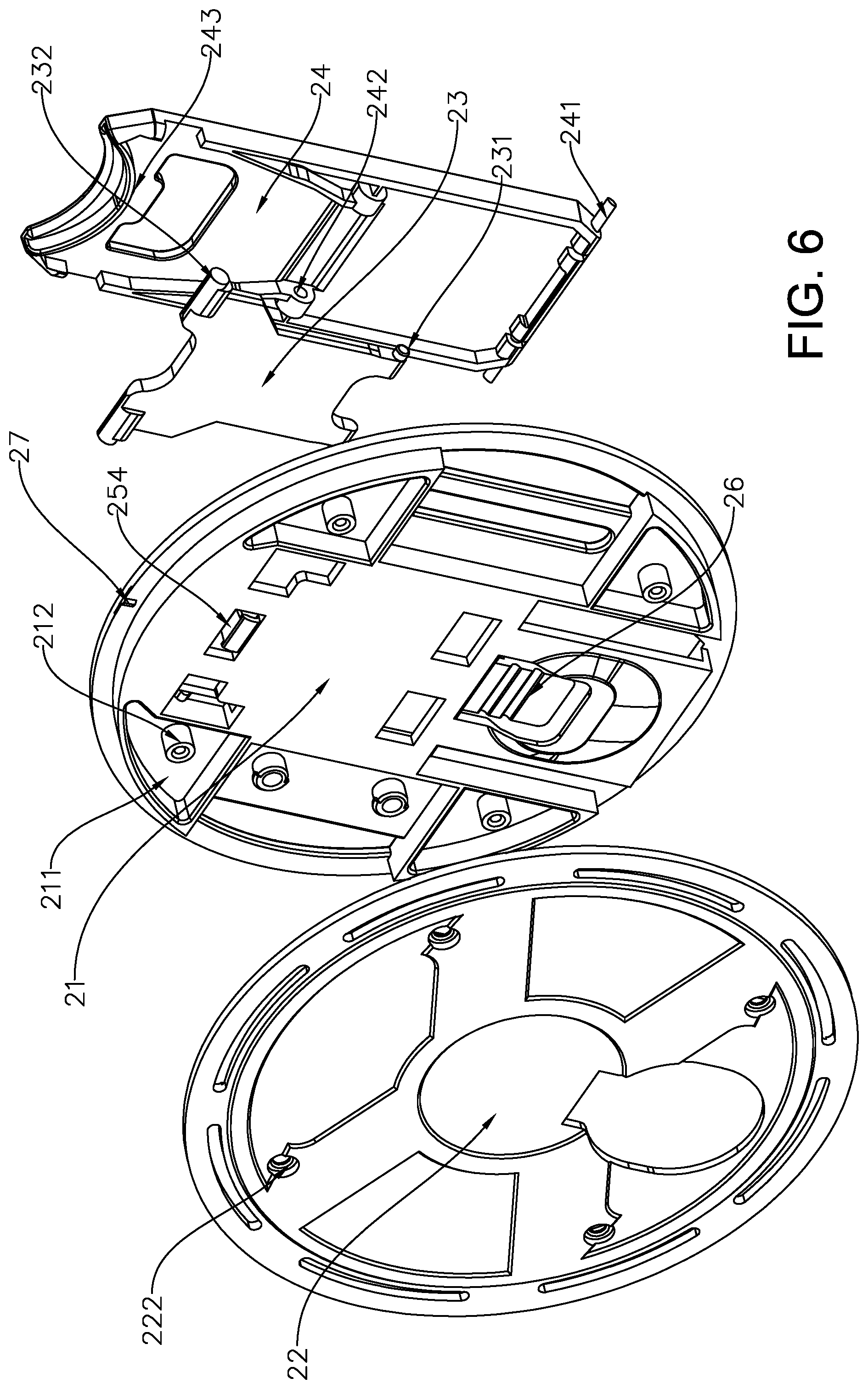 Patent US11815950 Figure 6 – Clamshell tablet protective case