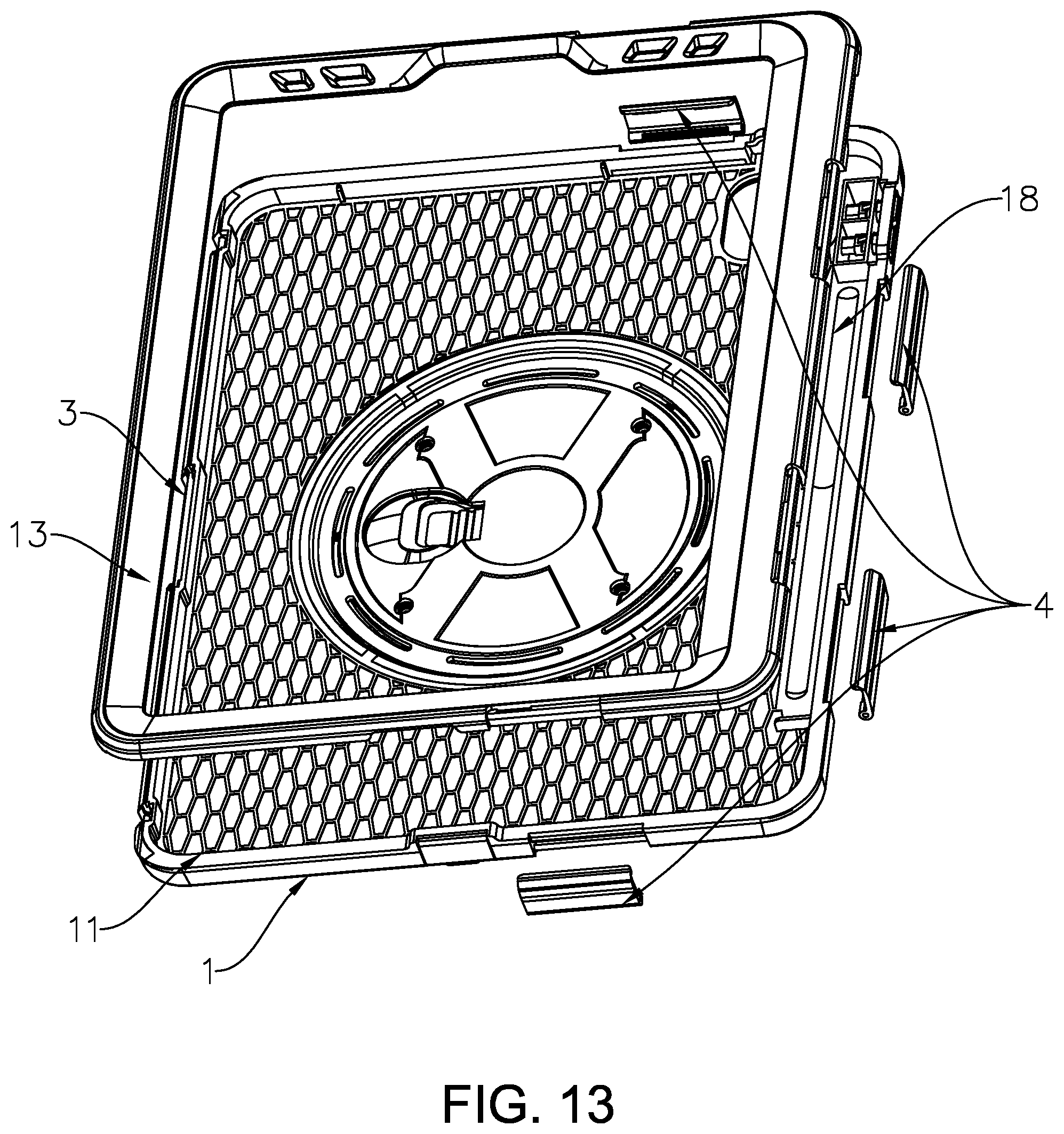 Patent US11815950 Figure 13 – Clamshell tablet protective case