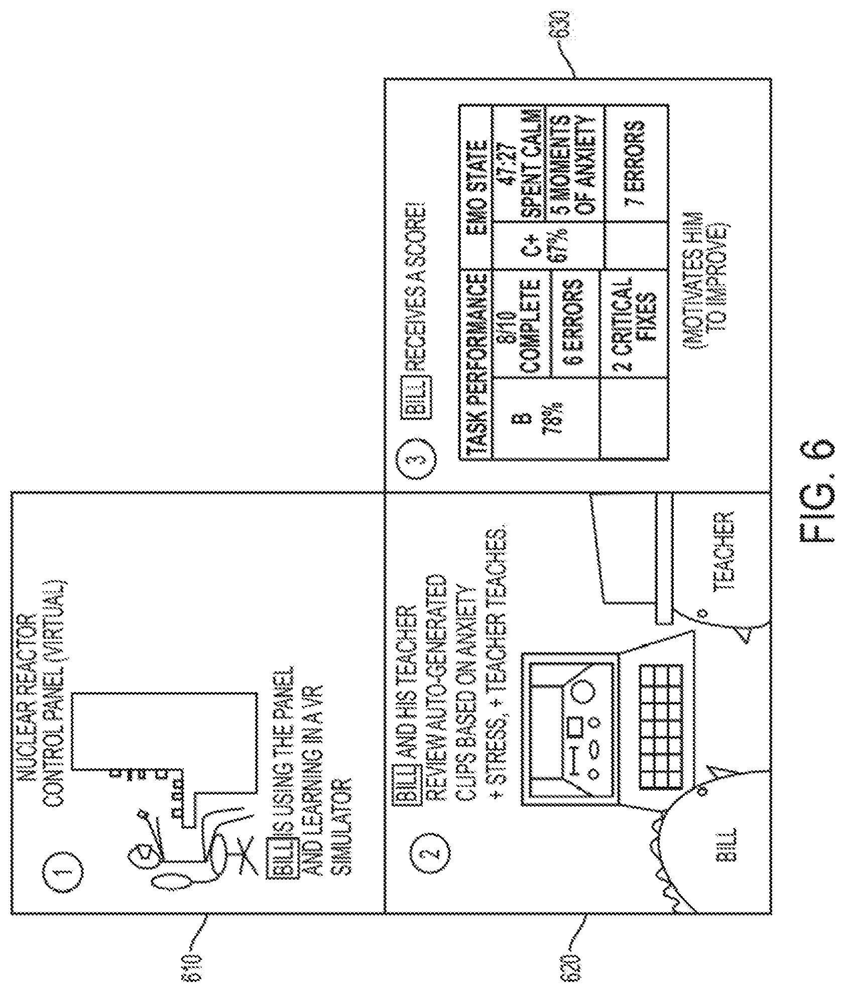 Patent US11815951 Figure 6 – System and method for enhanced training using a virtual reality environment and bio-signal data