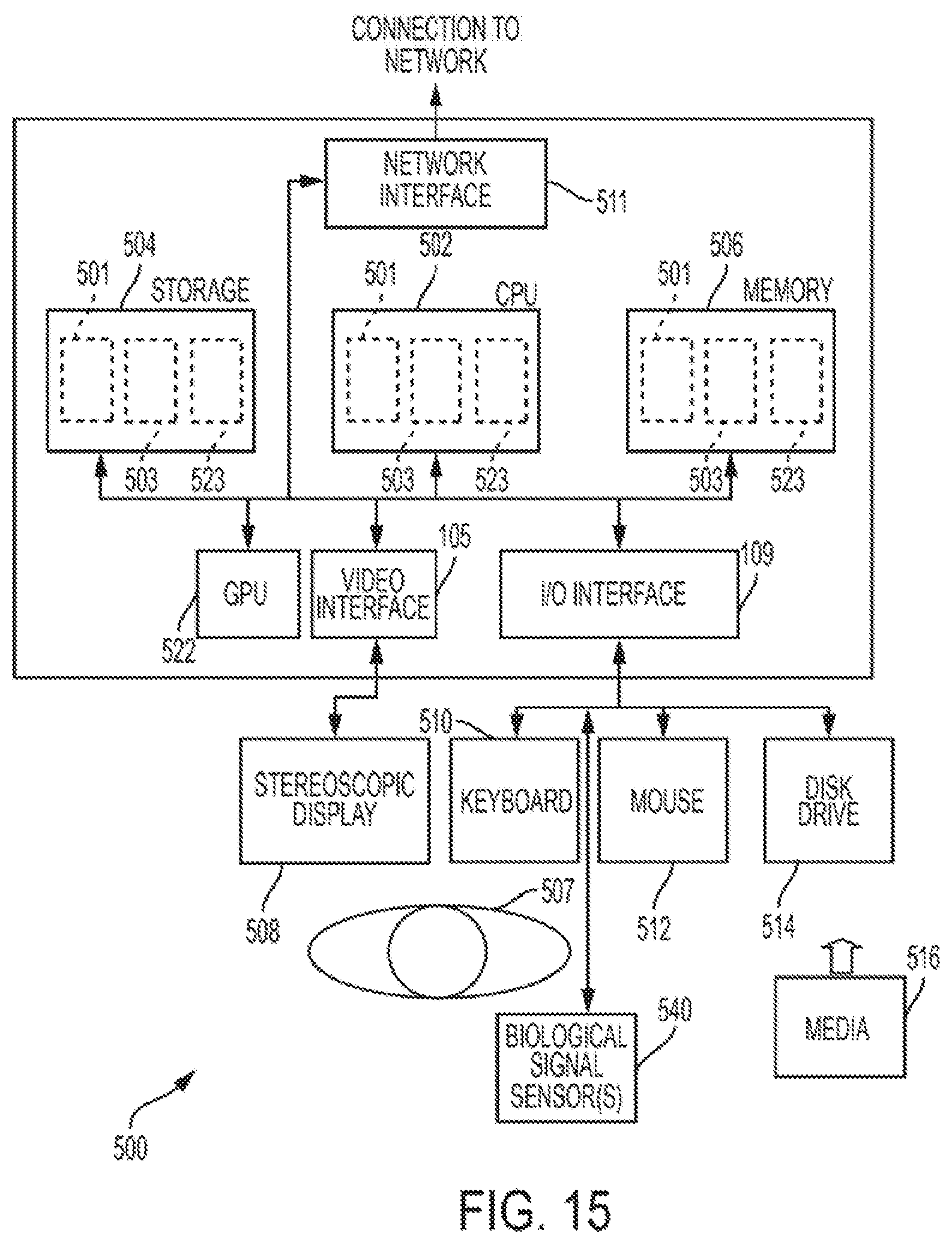 Patent US11815951 Figure 15 – System and method for enhanced training using a virtual reality environment and bio-signal data