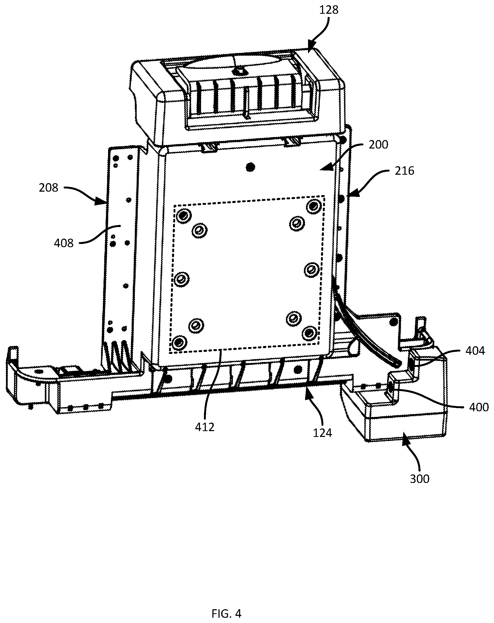 Patent US11815952 Figure 4 – Modular dock for mobile computing devices