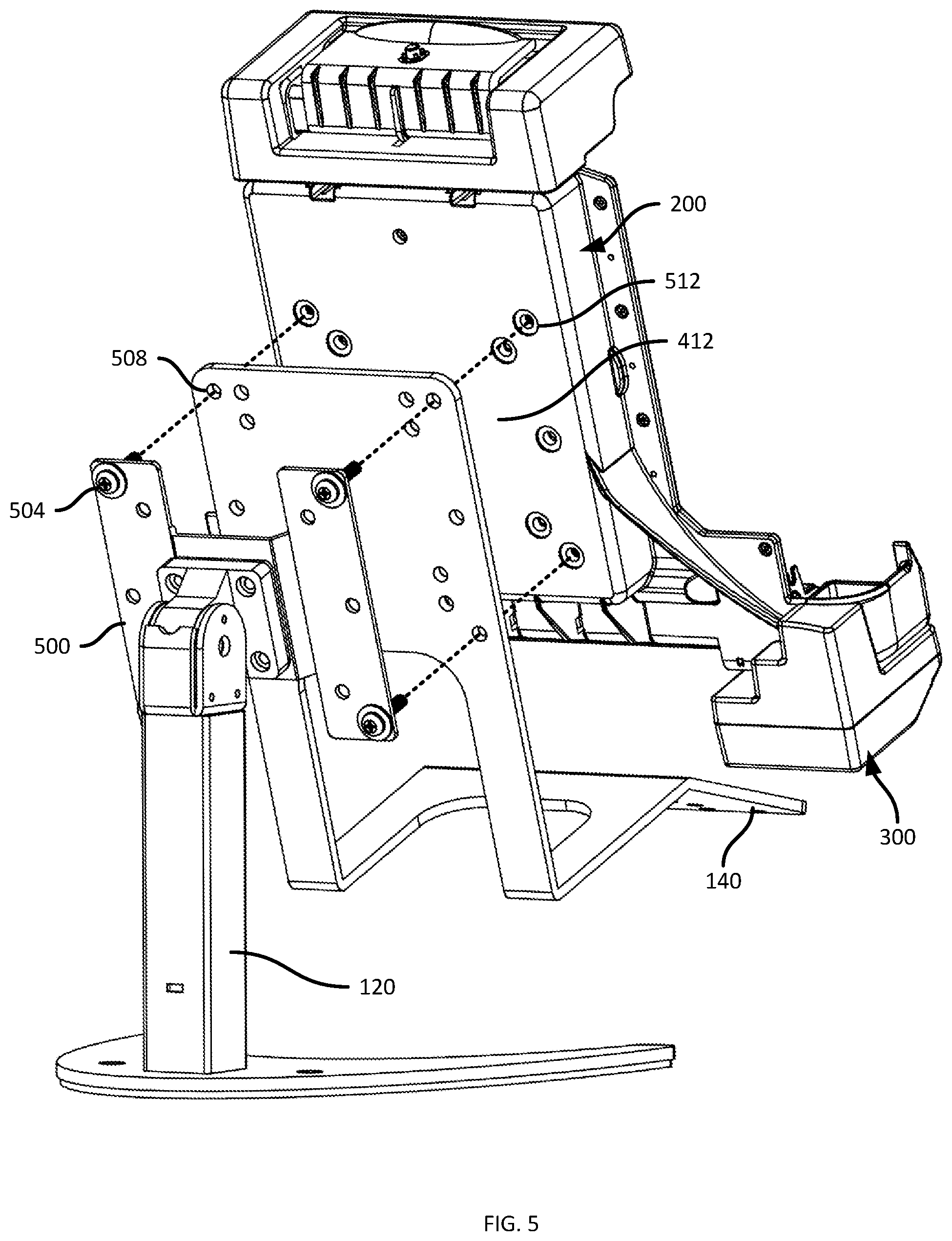 Patent US11815952 Figure 5 – Modular dock for mobile computing devices
